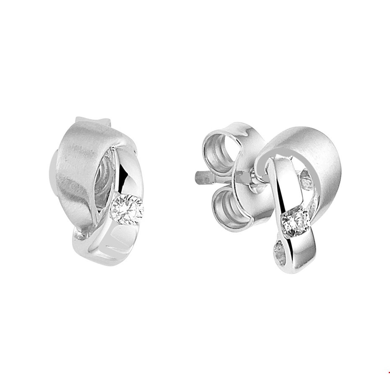 Beschrijving: Gerhodineerd zilveren poli/mat oorknoppen met een afmeting van 8.5x6mm uitgevoerd met een luxe briljant geslepen zirkonia. De oorknoppen zijn te combineren met bijpassende sieraden uit onze collectie.