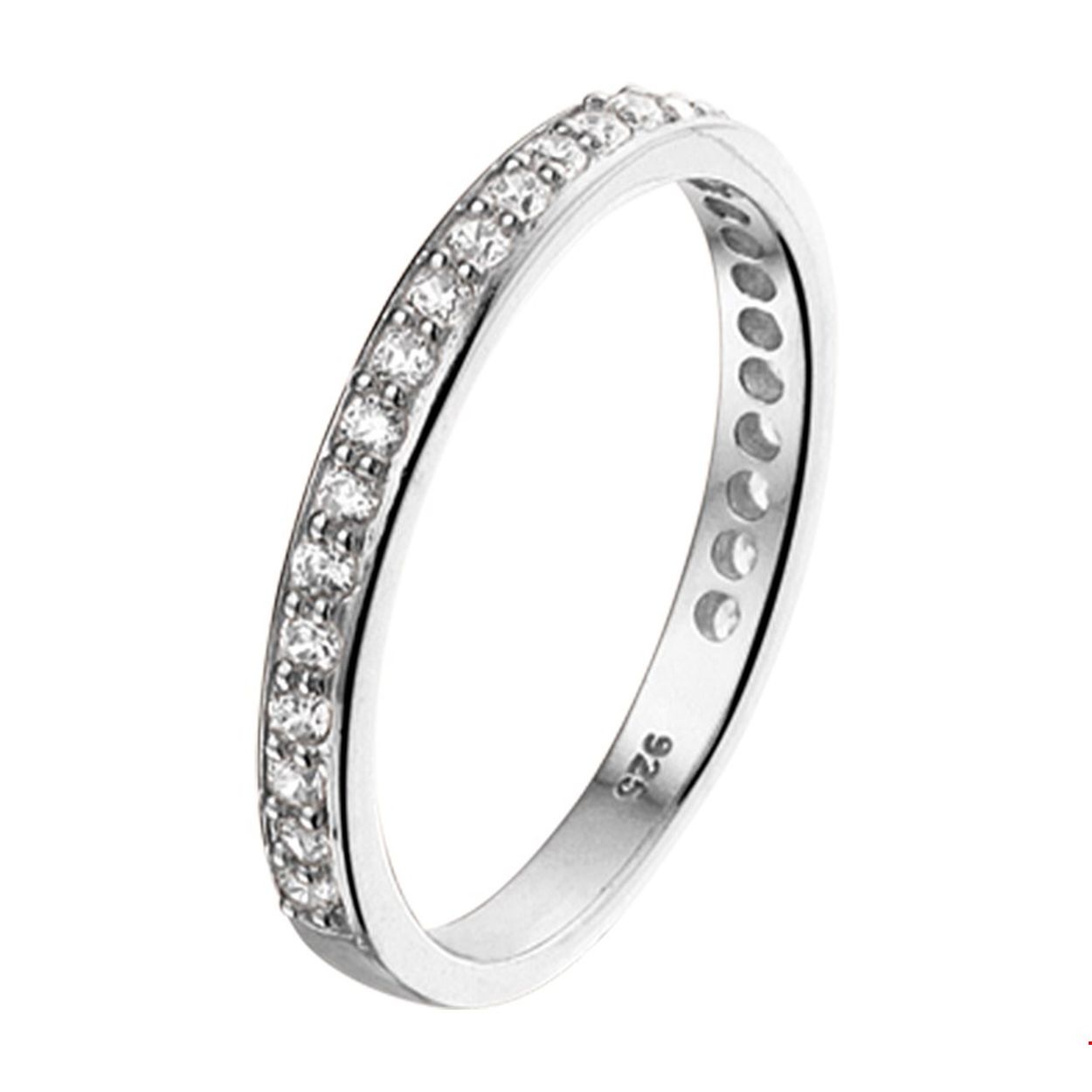Beschrijving: Gerhodineerd zilveren ring met zirkonia.
Uniekenummer serie: 34444
Verpakt per: 1
Doelgroep: dames
Ringmaat: 17.75 mm (56)
Breedte: 2.5 mm
Zetting: alliance (rail zetting)