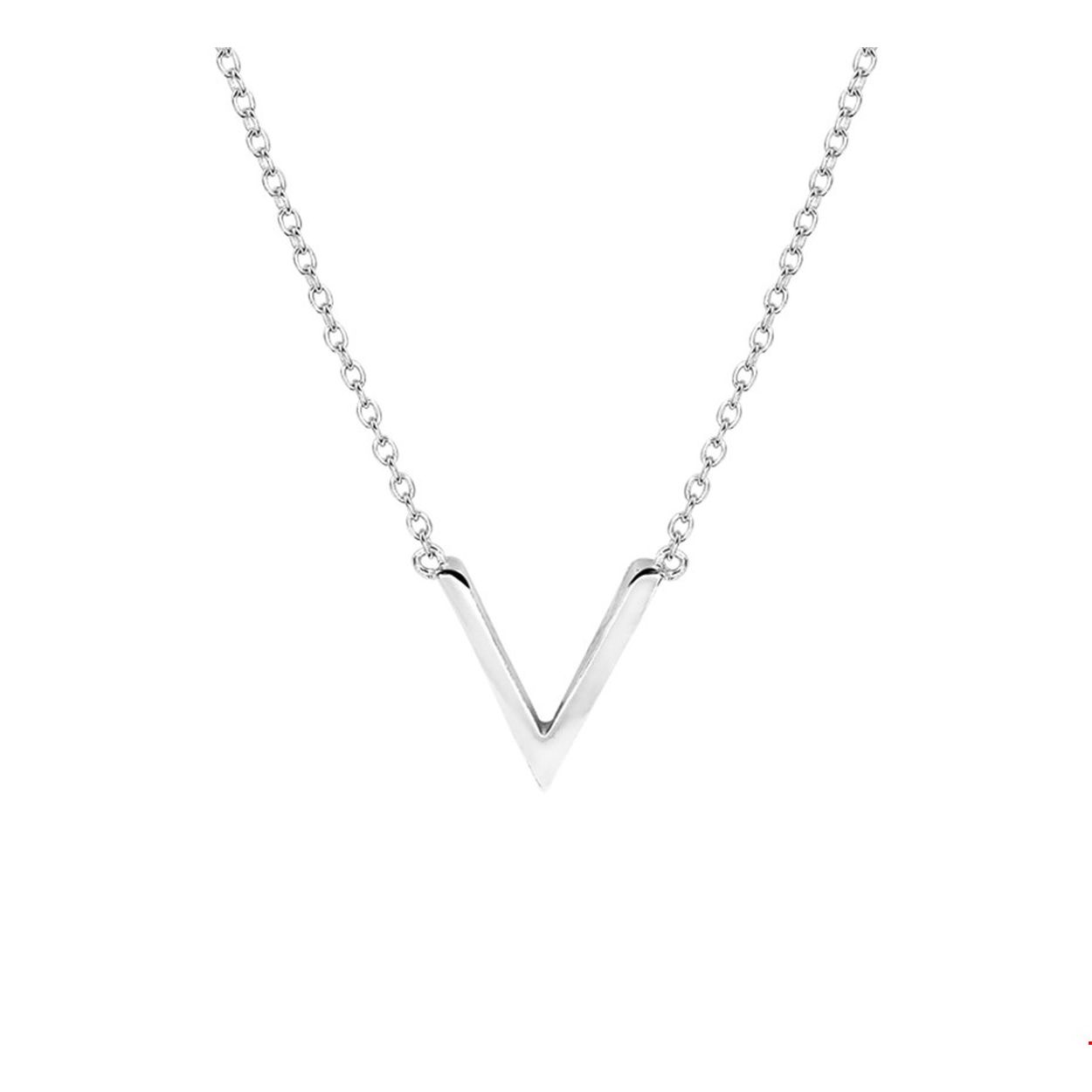 Beschrijving: Gerhodineerd zilveren collier. De lengte bedraagt 41cm met 4cm extensie. 
Doelgroep: dames
Breedte: 13.5 mm
Kortste lengte: 41 mm
Langste lengte: 45 mm
Hoogte: 13 mm
