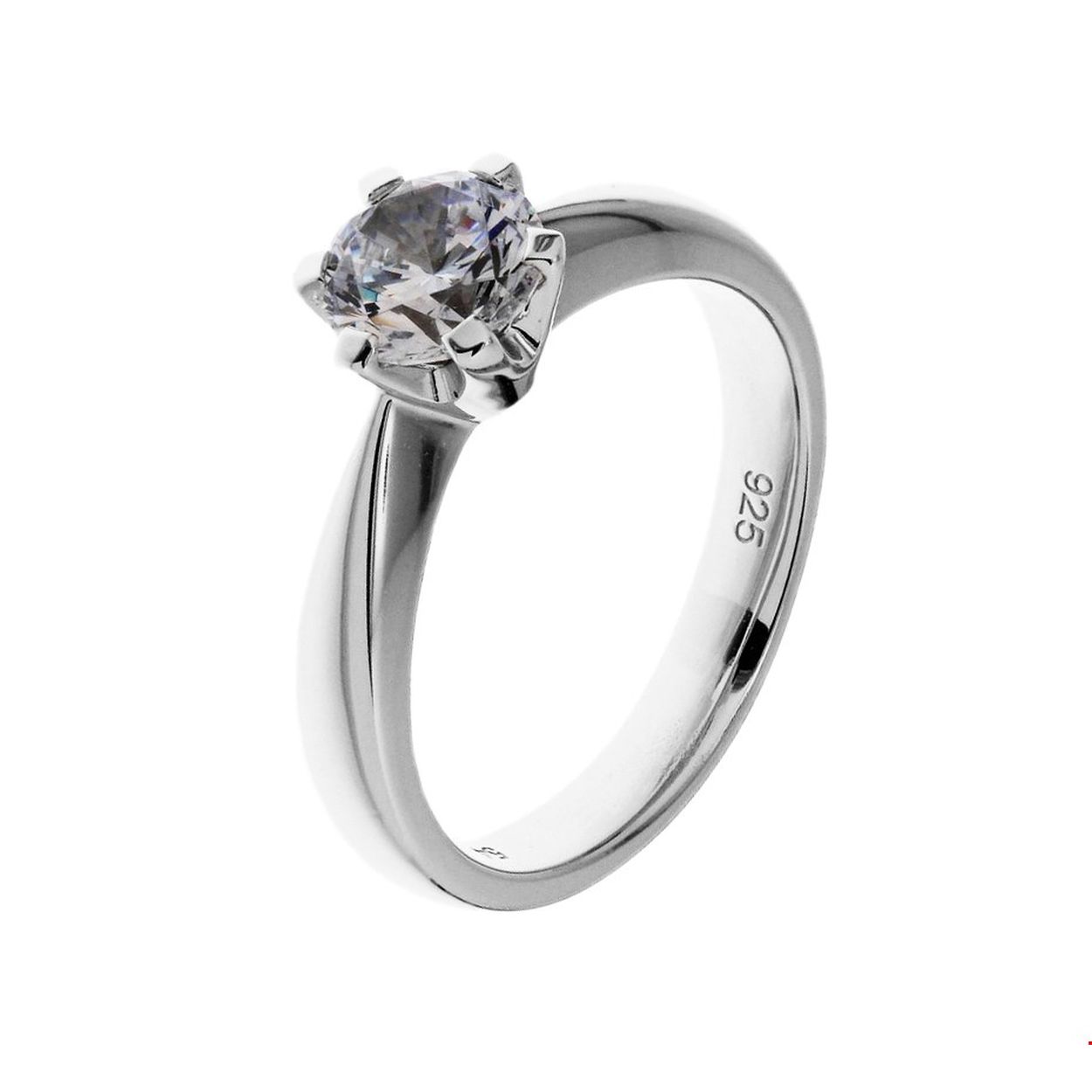 Beschrijving: Gerhodineerd zilveren ring met zirkonia.
Uniekenummer serie: 34774
Verpakt per: 1
Doelgroep: dames
Ringmaat: 16.50 mm (52)
Breedte: 7 mm
Zetting: solitaire (chatonzetting)