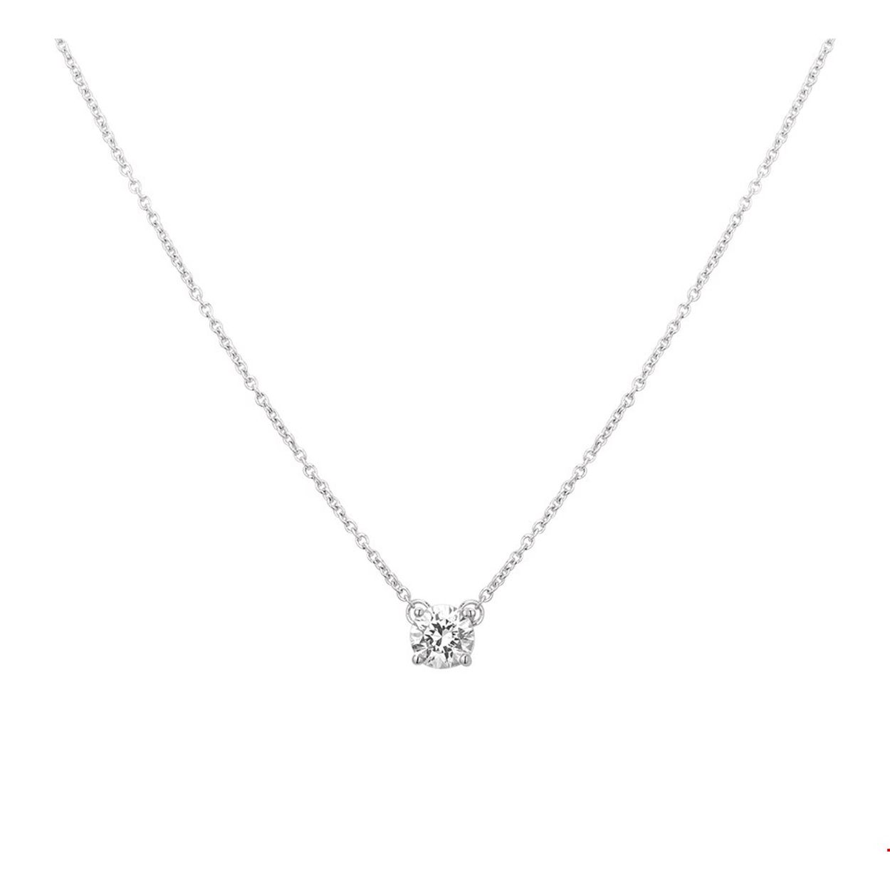 Beschrijving: Gerhodineerd zilveren collier met zirkonia. De lengte bedraagt 41cm met 4cm extensie en de schakelbreedte is 1.2mm.
Verpakt per: 1
Doelgroep: dames
Breedte: 1.2 mm
Kortste lengte: 41 mm
Langste lengte: 45 mm
Zetting: solitaire (chatonzetting)