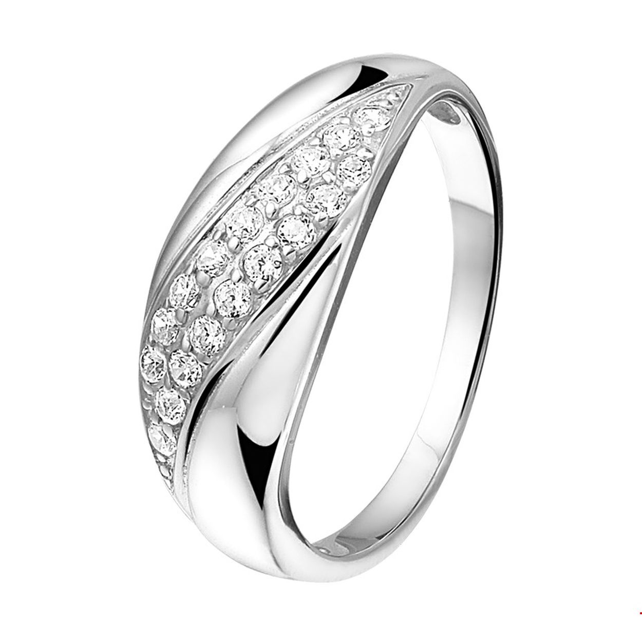 Beschrijving: Gerhodineerd zilveren ring met zirkonia.
Uniekenummer serie: 35256
Verpakt per: 1
Doelgroep: dames
Ringmaat: 17.75 mm (56)
Breedte: 7.5 mm
Zetting: pave