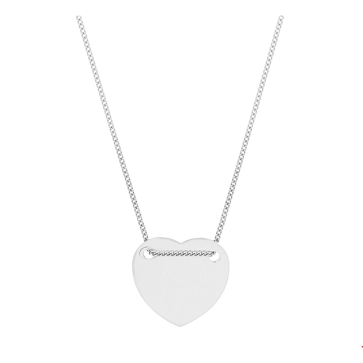 Beschrijving: Gerhodineerd zilveren collier met een hartje.
Verpakt per: 1
Doelgroep: dames
Breedte: 18 mm
Kortste lengte: 40 mm
Langste lengte: 45 mm
Hoogte: 17 mm