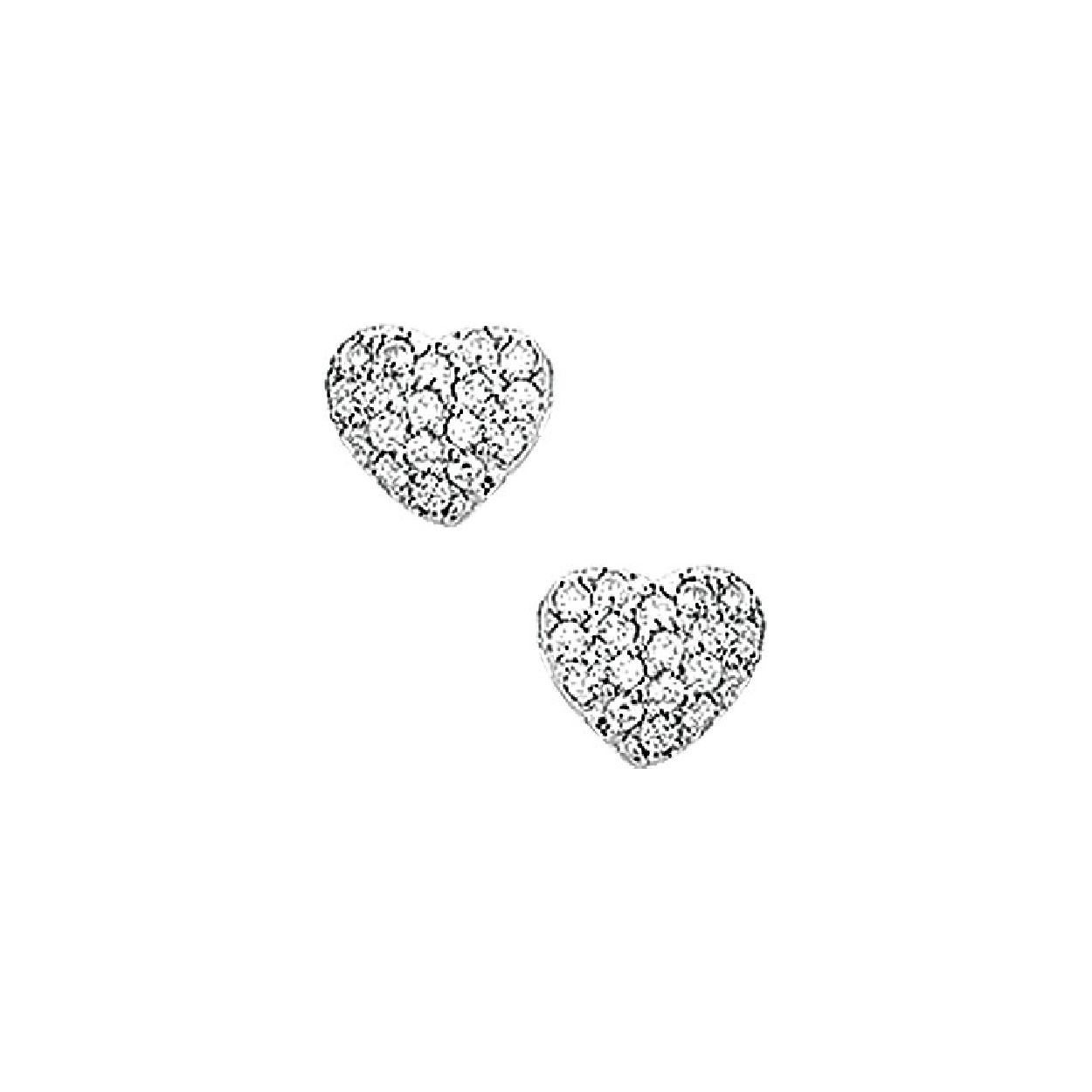 Deze oorknoppen zijn gemaakt van gerhodineerd zilver en ze zijn zilverkleurig. Het is een sieraad voor dames.