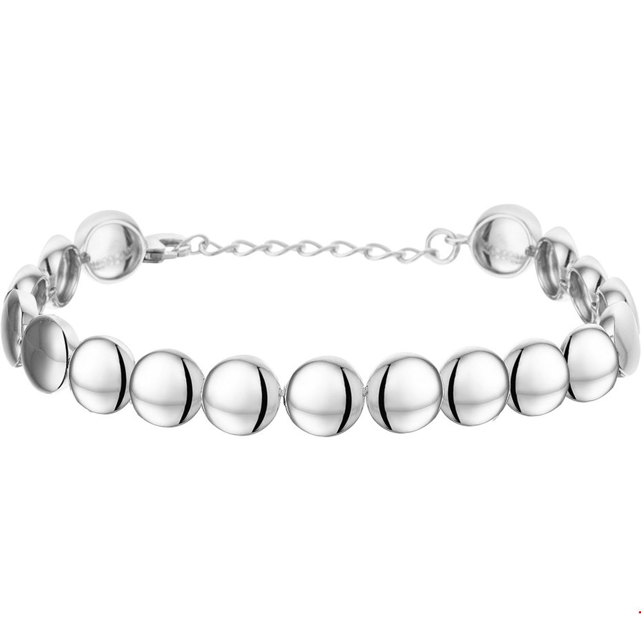 Gerhodineerd zilveren armband met een poli afwerking. De lengte bedraagt 17.5cm met 3cm extensie en de schakelbreedte is 8.5mm.
Breedte: 8.5 mm
Kortste lengte: 17.5 mm
Langste lengte: 20.5 mm