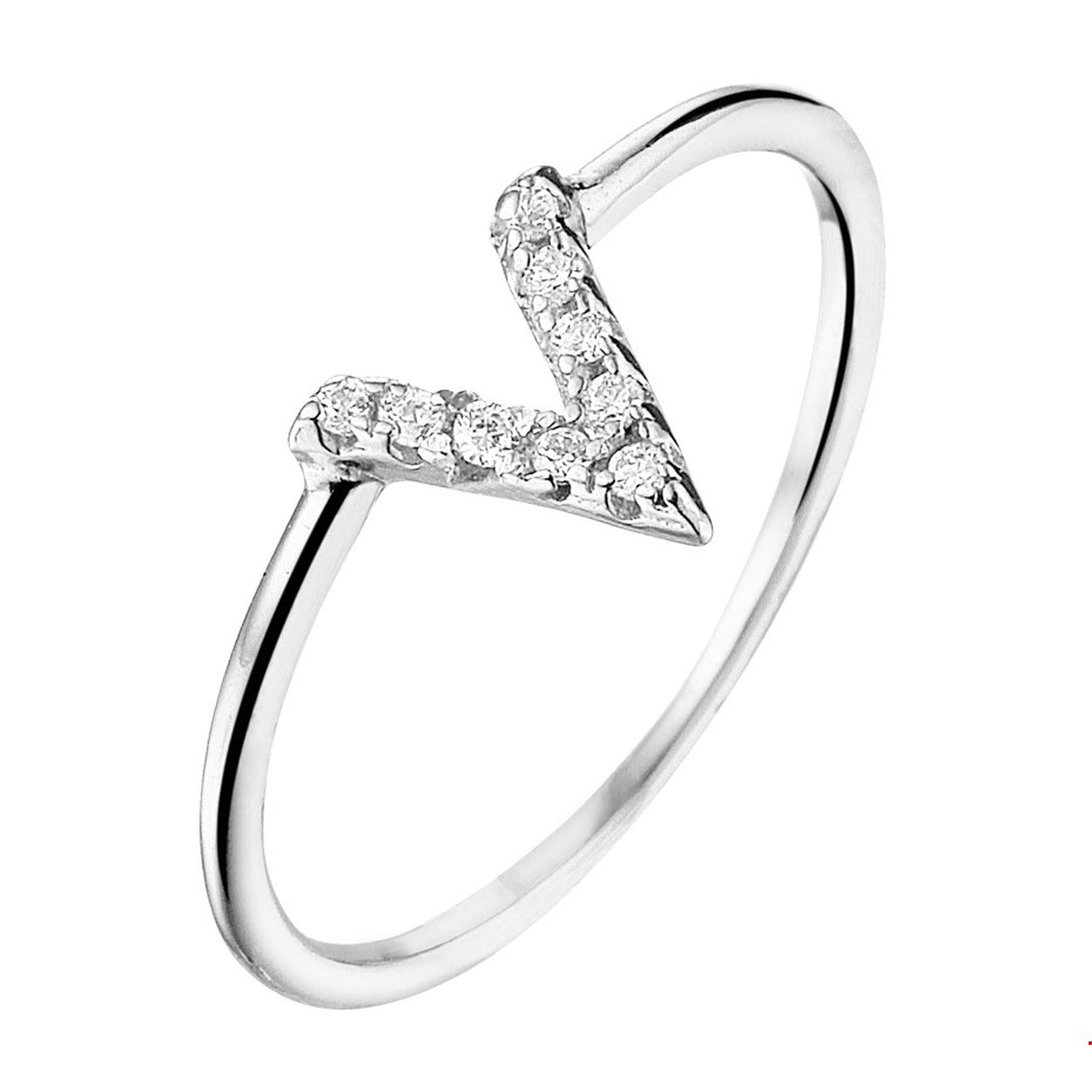Gerhodineerd zilveren ring met zirkonia
Breedte: 7.5 mm
Zetting: entourage (rijzetting)