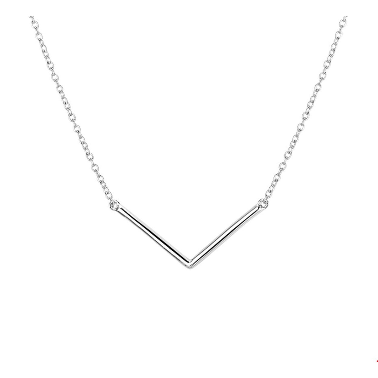 Beschrijving: Gerhodineerd zilveren collier. De lengte bedraagt 41cm met 4cm extensie en de schakelbreedte is 1.2mm. 
Verpakt per: 1
Doelgroep: dames
Breedte: 25.5 mm
Kortste lengte: 41 mm
Langste lengte: 45 mm
Hoogte: 11.5 mm