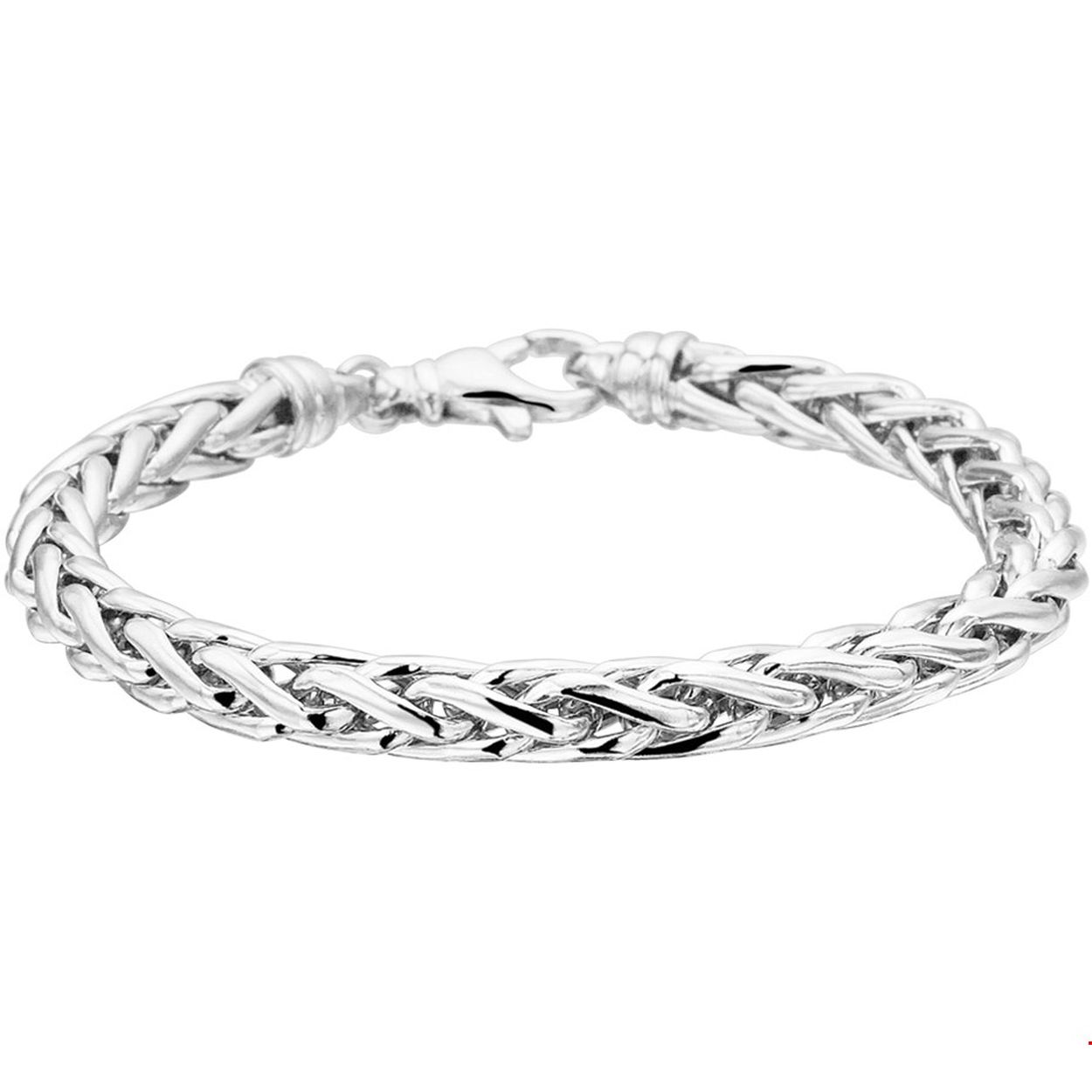 Zilveren vossestaart armband met een lengte van 19cm en een breedte van 6mm. Deze armband is uitgevoerd met een stevige karabijn sluiting. Tip: De armband is perfect te combineren met een bijpassend vossestaart collier die we in verschillende lengtes en breedtes in onze collectie hebben!.

Breedte: 6 mm
Langste lengte: 19 mm