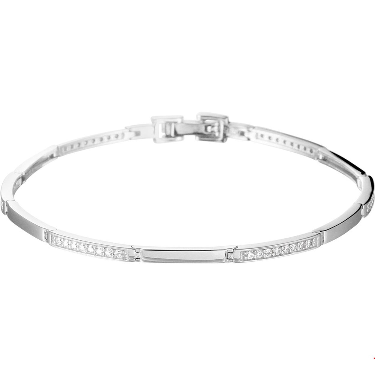 Beschrijving: Elegante stijlvolle zilveren armband met een rijzetting van zirkonia met een lengte van 18cm en een breedte van 2.5mm. Deze armband kunt u perfect combineren met een van onze sieraden uit onze collectie of met uw eigen sieraden stash!.
Verpakt per: 1
Doelgroep: dames
Breedte: 2.5 mm
Langste lengte: 18 mm
Zetting: entourage (rijzetting)