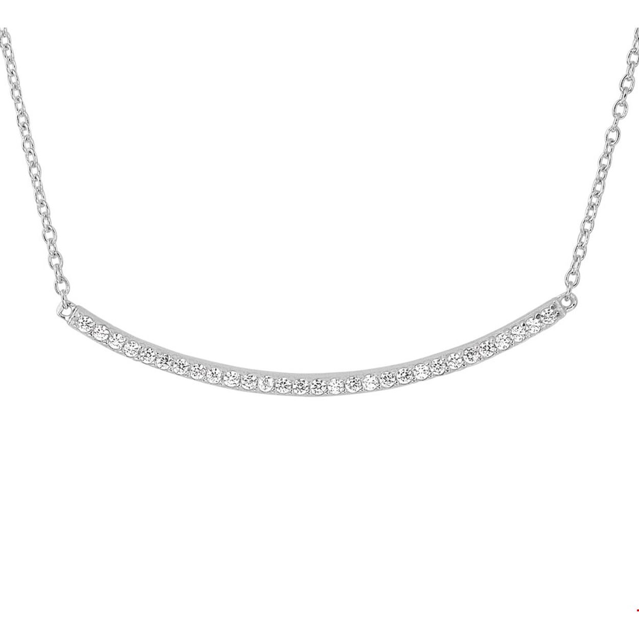 Beschrijving: Gerhodineerd zilveren collier met zirkonia. De lengte van het collier bedraagt 41cm met 4cm extensie. De schakelbreedte bedraagt 1.2mm. 
Verpakt per: 1
Doelgroep: dames
Breedte: 40 mm
Kortste lengte: 41 mm
Langste lengte: 45 mm
Hoogte: 1.5 mm
Zetting: alliance (rijzetting)
