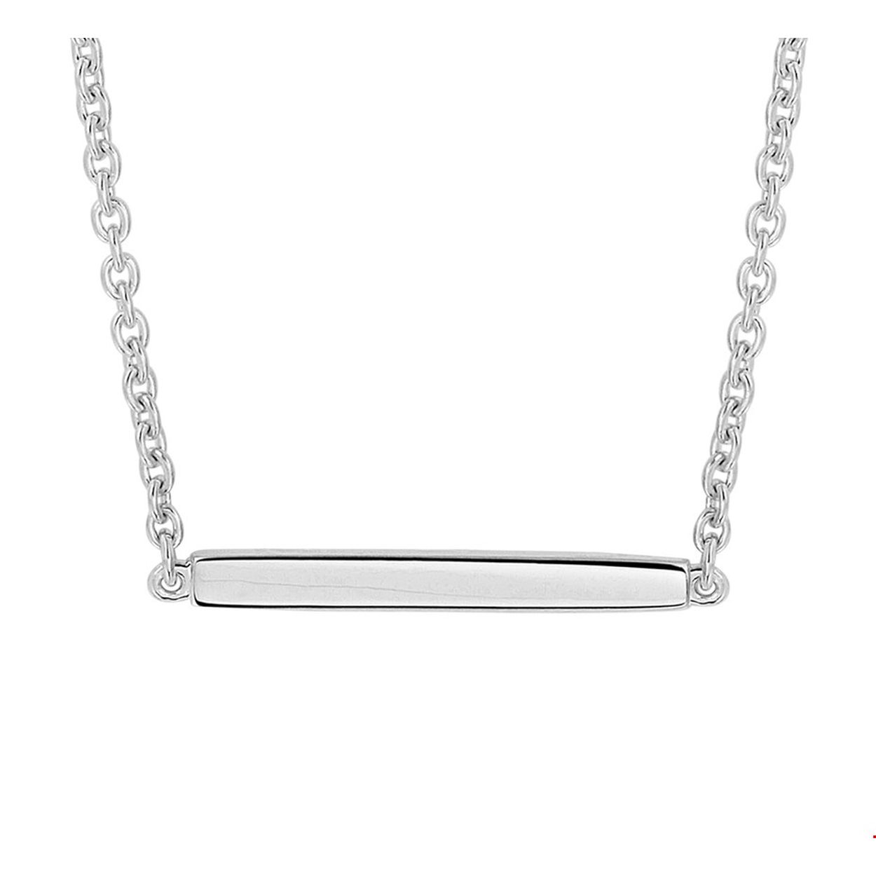 Beschrijving: Gerhodineerd zilveren collier met een poli afwerking. De lengte bedraagt 41cm met 4cm extensie en de schakelbreedte is 1.9mm.
Verpakt per: 1
Doelgroep: dames
Breedte: 27.5 mm
Kortste lengte: 41 mm
Langste lengte: 45 mm
Hoogte: 3 mm