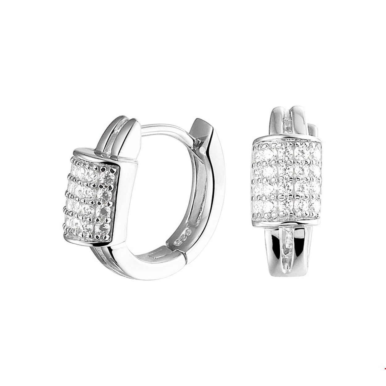 Beschrijving: Gerhodineerd zilveren klapcreolen met zirkonia en een poli afwerking.
Verpakt per: 1
Doelgroep: dames
Breedte: 6.5 mm
Zetting: pave
