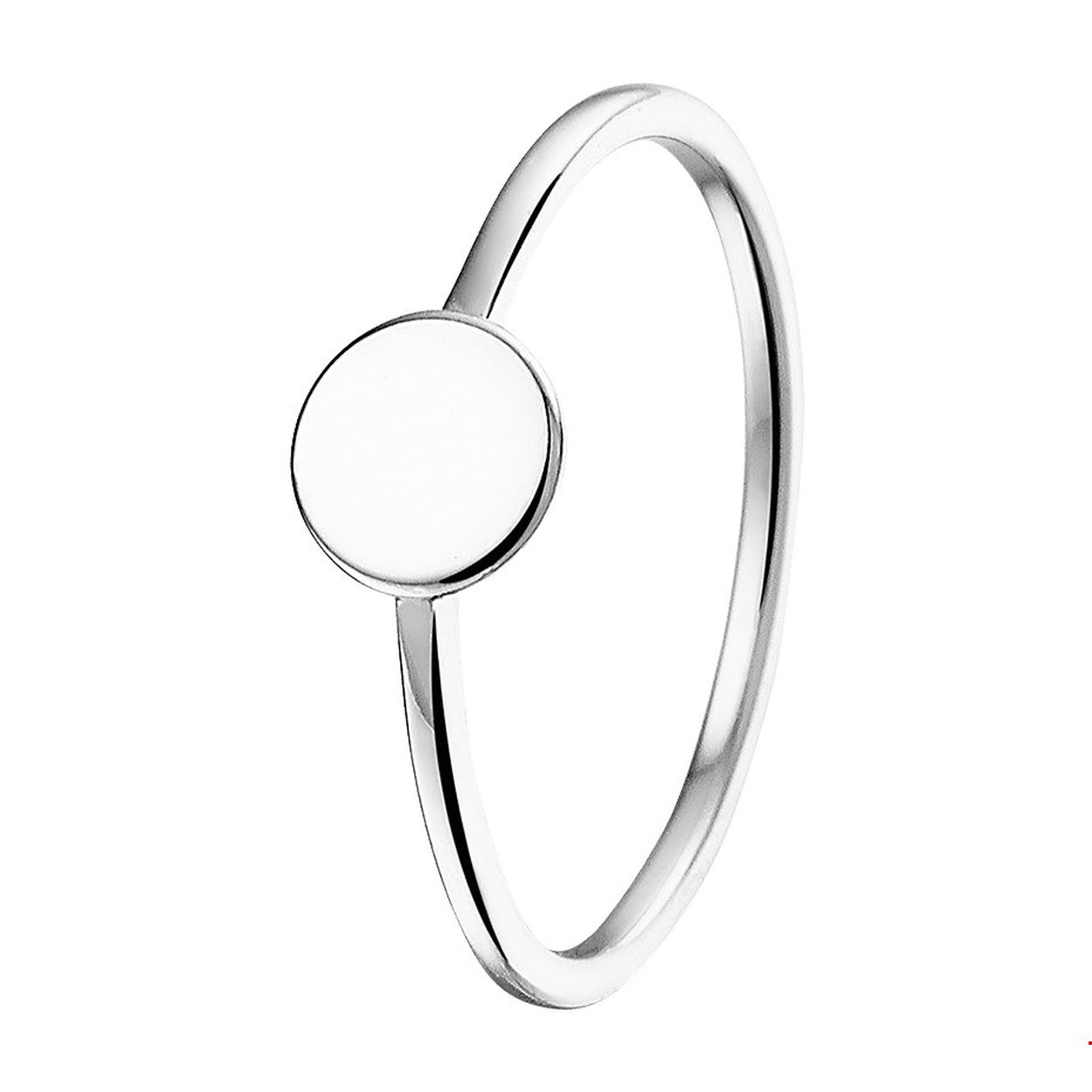 Beschrijving: Trendy gerhodineerd zilveren ring uitgevoerd in een poli afwerking en een rondje met een diameter van 6mm. De trendy ring is door zijn simplistische model perfect te combineren met andere sieraden uit onze collectie of uit je eigen stash!. INFO: Gerhodineerd zilver is door de rhodiumlaag beter bestand tegen verkleuren en krassen. 
Uniekenummer serie: 37415
Verpakt per: 1
Doelgroep: meisjes
Ringmaat: 15.25 mm (48)
Breedte: 6 mm