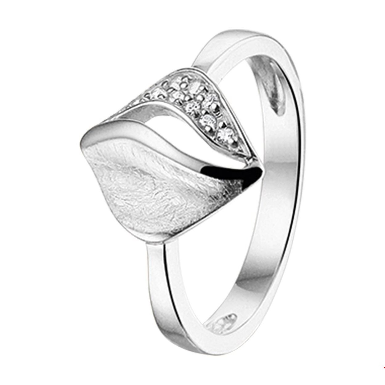 Gerhodineerd zilveren ring met zirkonia en een poli/gescratchte bewerking.
Uniekenummer serie: 37001
Doelgroep: dames
Ringmaat: 17.25 mm (54)
Breedte: 11.5 mm
Zetting: pave