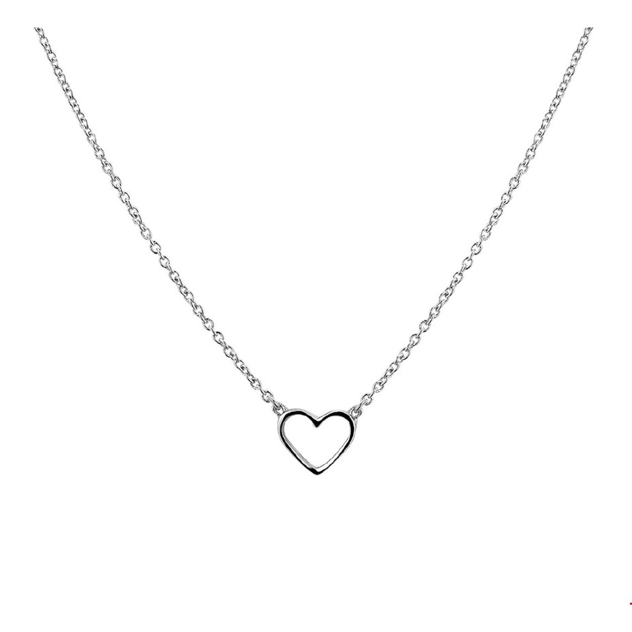 Beschrijving: Gerhodineerd zilveren collier met een hartje. De lengte bedraagt 41cm met 3cm extensie en de schakelbreedte bedraagt 1.3mm.
Uniekenummer serie: 37013
Verpakt per: 1
Doelgroep: dames
Breedte: 9 mm
Kortste lengte: 41 mm
Langste lengte: 44 mm
Hoogte: 7.5 mm