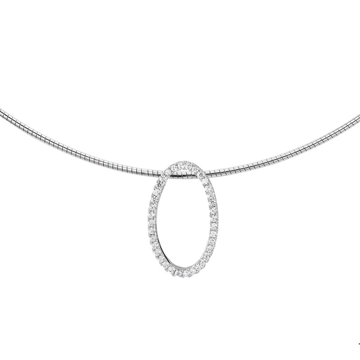 Beschrijving: Gerhodineerd zilveren collier met zirkonia. De lengte bedraagt 45cm en de schakelbreedte is 1.2mm.
Verpakt per: 1
Doelgroep: dames
Breedte: 12 mm
Langste lengte: 45 mm
Hoogte: 19.5 mm
Zetting: entourage (rijzetting)