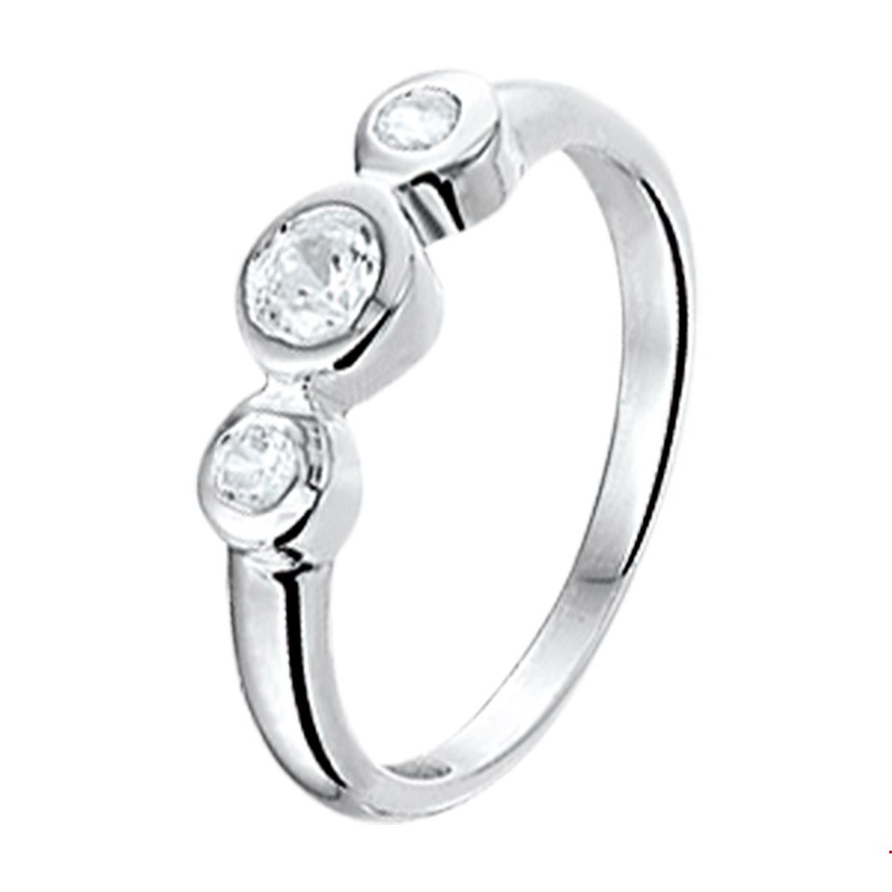 Beschrijving: Trendy gerhodineerd zilveren ring van 4.4mm breed en uitgevoerd met drie briljant geslepen zirkonia in een stevige zetkast. De ring is verkrijgbaar in verschillende maten. Tip: Perfect kado voor jonge meiden die willen stralen met trendy sieraden! INFO: Gerhodineerd zilver is door de rhodiumlaag beter bestand tegen verkleuren en krassen.
Uniekenummer serie: 37489
Verpakt per: 1
Doelgroep: meisjes
Ringmaat: 15.50 mm (49)
Breedte: 4.4 mm
Zetting: entourage (kastzetting)