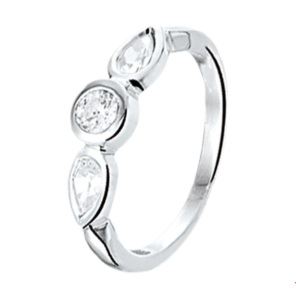 Beschrijving: Trendy gerhodineerd zilveren ring van 5mm breed en uitgevoerd met drie luxe geslepen zirkonia in een stevige zetkast. De ring is verkrijgbaar in verschillende maten. Tip: Perfect kado voor jonge meiden die willen stralen met trendy sieraden! INFO: Gerhodineerd zilver is door de rhodiumlaag beter bestand tegen verkleuren en krassen.
Uniekenummer serie: 37490
Verpakt per: 1
Doelgroep: meisjes
Ringmaat: 16.50 mm (52)
Breedte: 5 mm
Zetting: entourage (kastzetting)