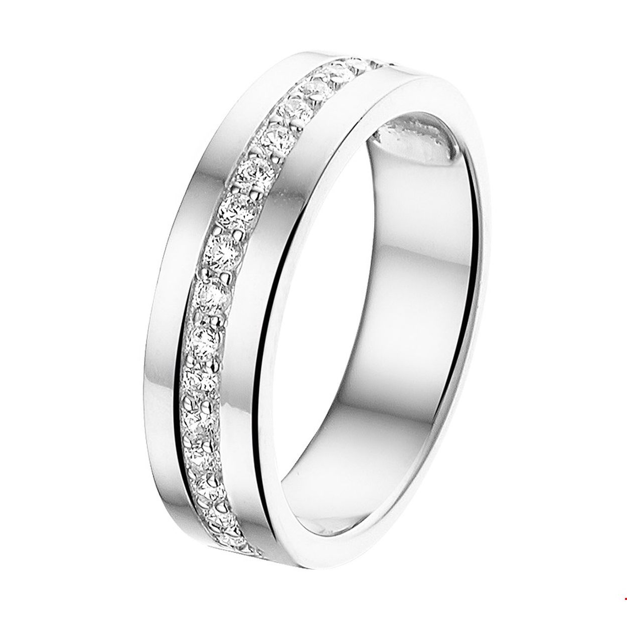 Beschrijving: Luxe gerhodineerd zilveren ring met een classy rijzetting van briljant geslepen zirkonia en een poli afwerking. De ring heeft een breedte van 5.5mm en is verkrijgbaar in verschillende maten. Wil je chique de deur uit? Tip: Combineer deze ring met sieraden uit onze collectie en maak zo je eigen op maat gemaakte set!. INFO: Gerhodineerd zilver is door de rhodiumlaag beter bestand tegen verkleuren en krassen.
Uniekenummer serie: 37804
Verpakt per: 1
Doelgroep: dames
Ringmaat: 18.50 mm (58)
Breedte: 5.5 mm
Zetting: entourage (rijzetting)