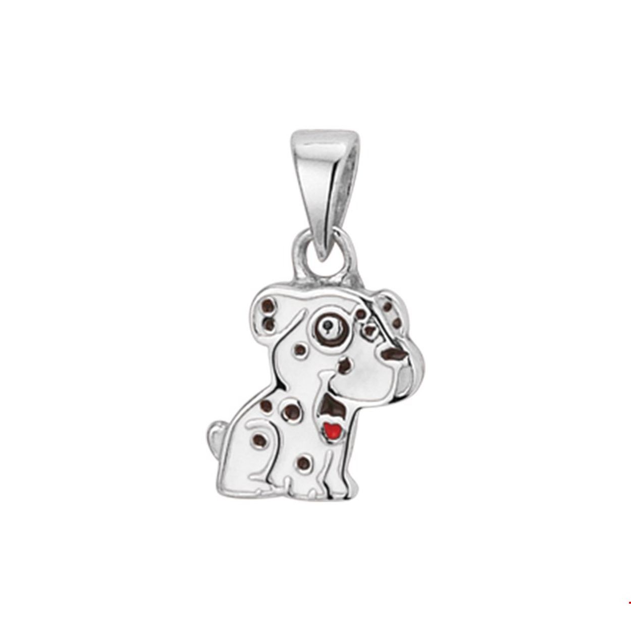 Beschrijving: Schattig gerhodineerd zilveren honden hanger uitgevoerd met  verschillende kleuren emaille. De hanger is te combineren met bijpassende honden sieraden om de set compleet te maken. De hanger heeft een afmeting van 13x9mm en is te combineren met colliers uit onze collectie!. Tip: Leuk om kado te geven aan schattige meiden die gek op honden en sieraden zijn! INFO: Gerhodineerd zilver is door de rhodiumlaag beter bestand tegen verkleuren en krassen.
Doelgroep: kinderen
Breedte: 8 mm
Hoogte: 12 mm