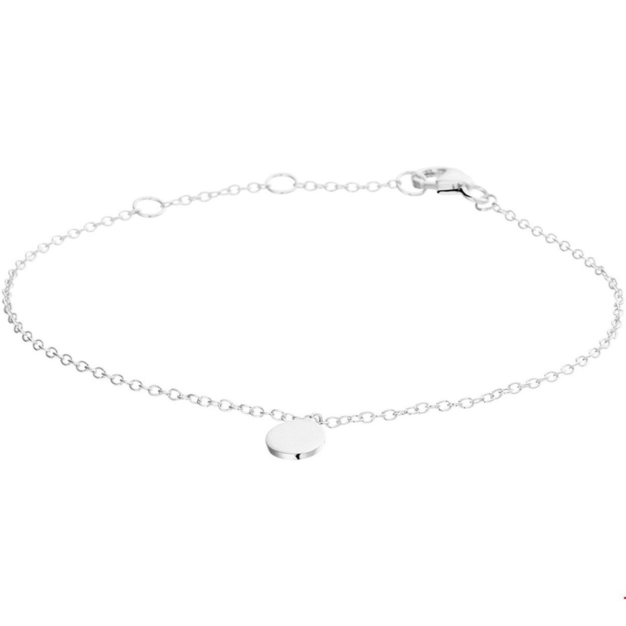 Beschrijving: Stijlvol minimalistisch gerhodineerd zilveren anker armband uitgevoerd met een ronde hanger van 6mm in diameter. De armband heeft draaglengtes van 16 17.5 en 19cm en is 1.2mm breed. De armband is te combineren met bijpassende sieraden uit onze collectie. INFO:  Gerhodineerd zilver is door de rhodiumlaag beter bestand tegen verkleuren en krassen.
Verpakt per: 1
Doelgroep: dames
Kortste lengte: 16 mm
Langste lengte: 19 mm