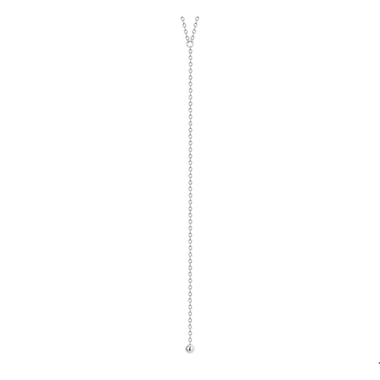 Beschrijving: Trendy gerhodineerd zilveren collier uitgevoerd met een 1.2mm breed anker schakel met draaglengtes van 45 47 en 49cm  met 1 bolletje van 3.5mm in diameter. Dit collier is te combineren met bijpassende sieraden uit onze collectie. INFO: Gerhodineerd zilver is door de rhodiumlaag beter bestand tegen verkleuren en krassen.
Verpakt per: 1
Doelgroep: dames
Kortste lengte: 45 mm
Langste lengte: 49 mm