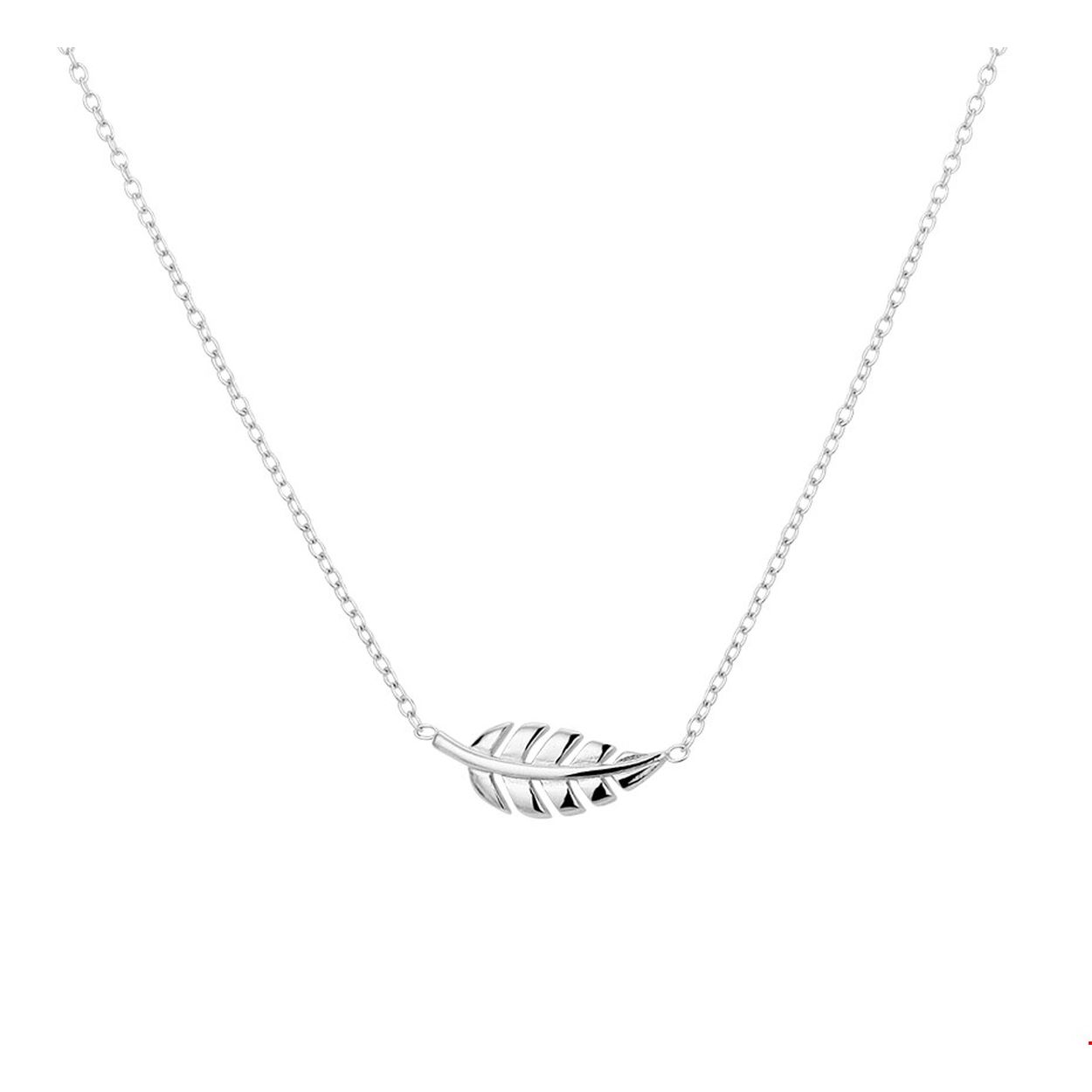 Beschrijving: Trendy gerhodineerd zilveren veer collier uitgevoerd met een 1.2mm breed anker schakel met draaglengtes van 40 42 en 44cm. De veer van dit collier heeft een afmeting van 6.5x18.5mm. Dit collier is te combineren met bijpassende sieraden uit onze collectie en zo maak je gemakkelijk een trendy set!. Tip: Leuk om kado te geven als set of afzonderlijk!. INFO: Gerhodineerd zilver is door de rhodiumlaag beter bestand tegen verkleuren en krassen.
Doelgroep: dames
Breedte: 18.5 mm
Kortste lengte: 40 cm
Langste lengte: 44 cm
Hoogte: 6.5 mm