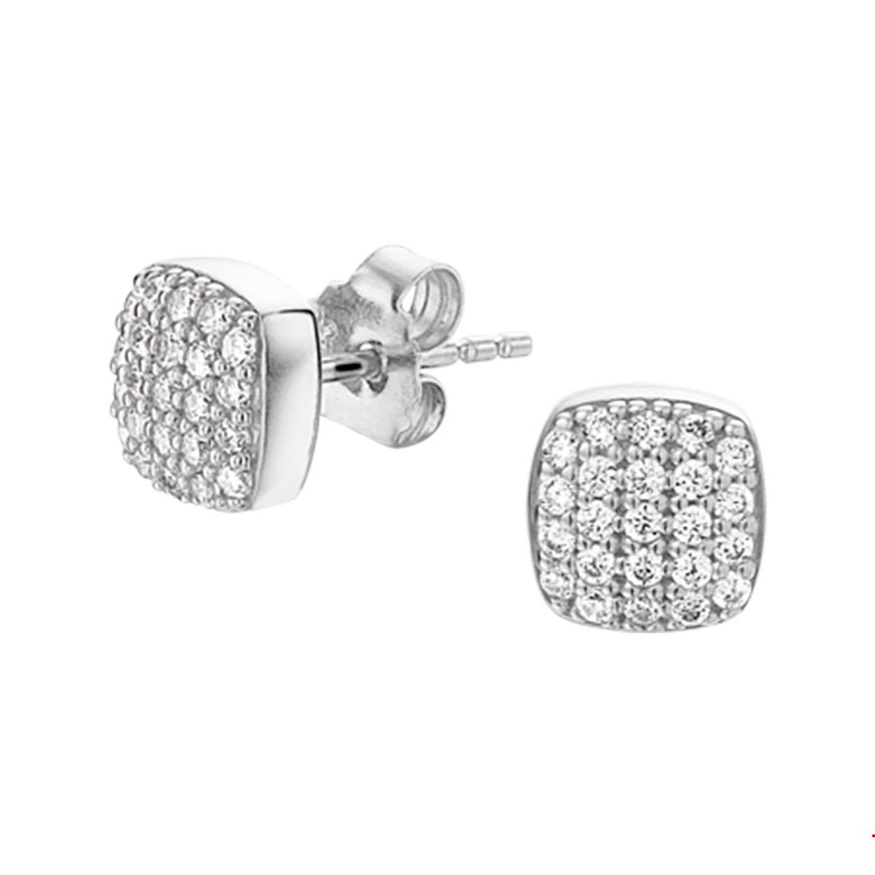 Beschrijving: Chique gerhodineerd zilveren oorknoppen met een luxe pave van briljant geslepen zirkonia. De oorknoppen hebben een afmeting van 7.5x7.5mm en zijn uitgevoerd met een stevige poussette sluiting. De oorknoppen zijn perfect te combineren met bijpassende sieraden uit onze collectie. INFO: Gerhodineerd zilver is door de rhodiumlaag beter bestand tegen verkleuren en krassen.
Verpakt per: 1
Doelgroep: dames
Breedte: 7.5 mm
Hoogte: 7.5 mm
Zetting: pave
