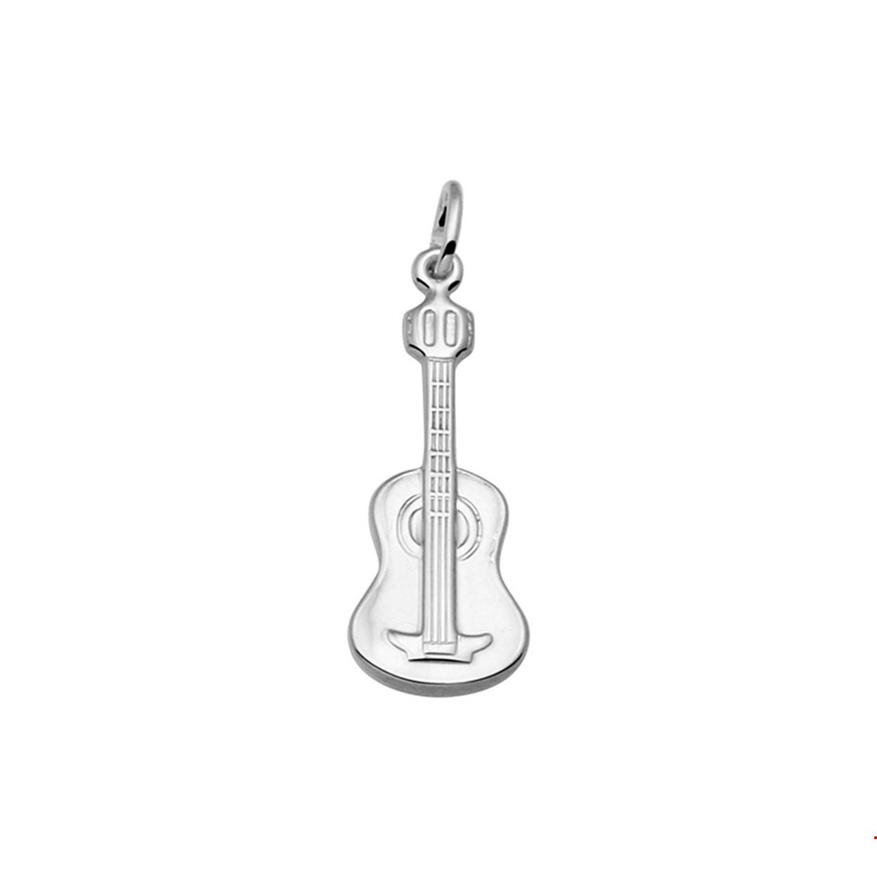 Beschrijving: Gerhodineerd zilveren gitaar hanger met een poli afwerking en stevig oog. De hanger heeft een afmeting van 24.5x9.5mm. Tip: De hanger is te combineren met een collier uit onze collectie.
Verpakt per: 1
Doelgroep: dames
Breedte: 9.5 mm
Hoogte: 24.5 mm
