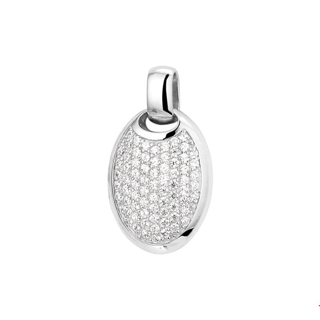 Beschrijving: Chique gerhodineerd zilveren hanger uitgevoerd met een luxe pave van briljant geslepen zirkonia. De combinatie van de sprankelende stenen en de bijzondere zetting is een must-have voor jouw sieraden stash! Tip: Combineer deze hanger met bijpassende sieraden uit onze collectie. Of combineer met sieraden uit je eigen stash en creeer zo elke keer weer een nieuwe look!
Verpakt per: 1
Doelgroep: dames
Breedte: 15.4 mm
Hoogte: 27 mm
Zetting: pave