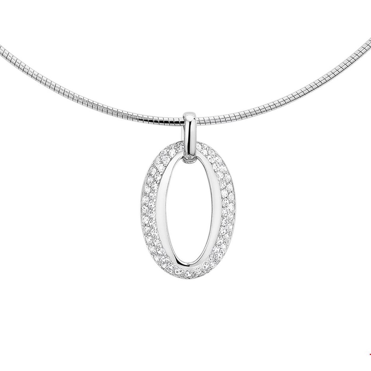 Zilveren collier