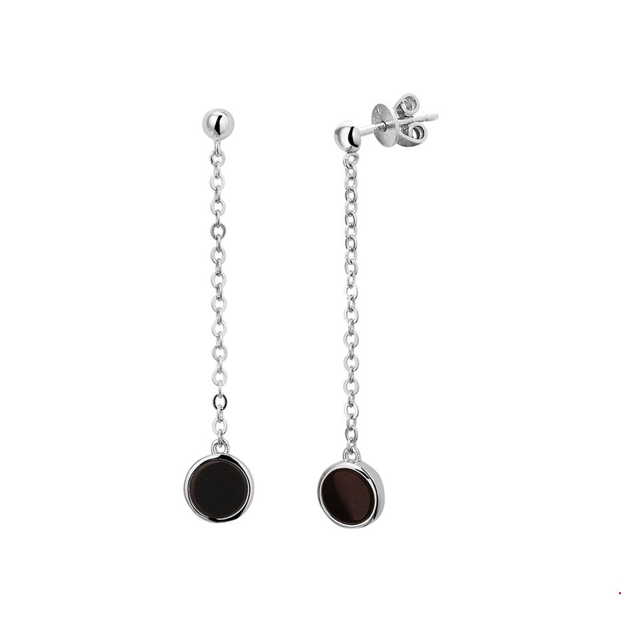 Beschrijving: Trendy gerhodineerd zilveren oorhangers met een totale hoogte van 4.2mm uitgevoerd met onyx in een zetkast van 7.5mm en stevige poussette sluiting.
Verpakt per: 1
Doelgroep: dames
Hoogte: 42 mm