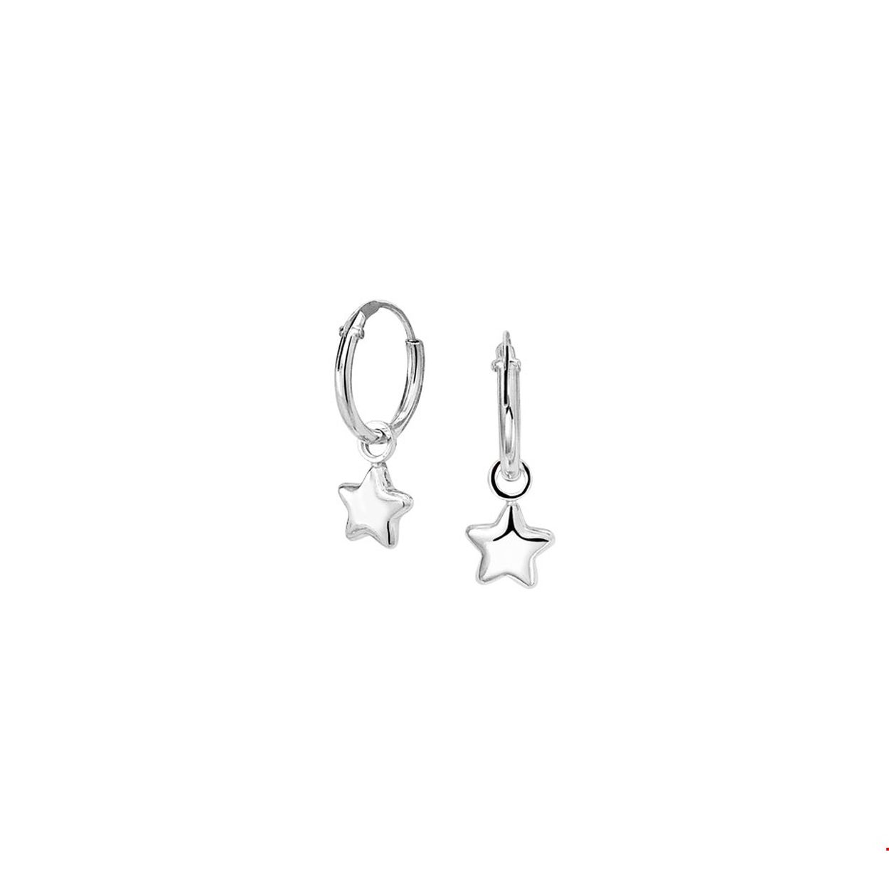 Beschrijving: Gerhodineerd zilveren creolen met een afmeting van 12x1.5mm uitgevoerd met een ster van 10.5x7mm. Tip: Leuk om kado te geven aan je geliefde of dierbare!. Info: Gerhodineerd zilver is door de rhodiumlaag beter bestand tegen verkleuren en krassen.
Doelgroep: dames
Breedte: 1.5 mm