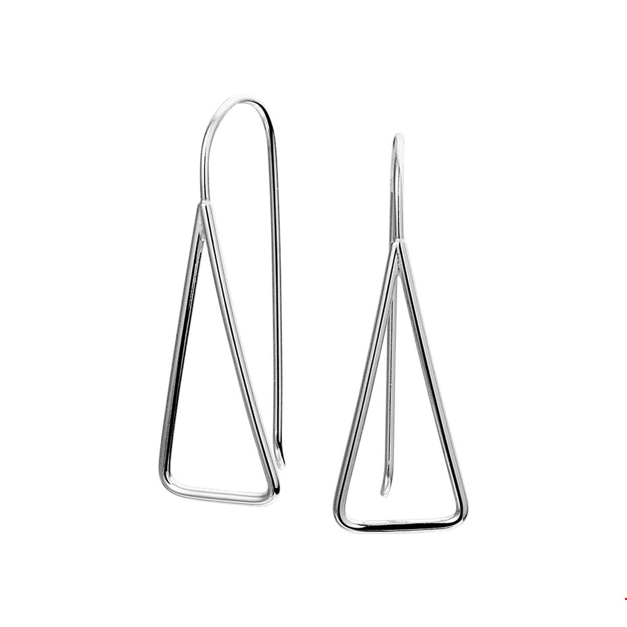 Beschrijving: Gerhodineerd zilveren oorhangers. Minimalistisch driehoek design voor een trendy uitstraling.
Verpakt per: 1
Doelgroep: dames
Breedte: 10.8 mm
Hoogte: 32 mm