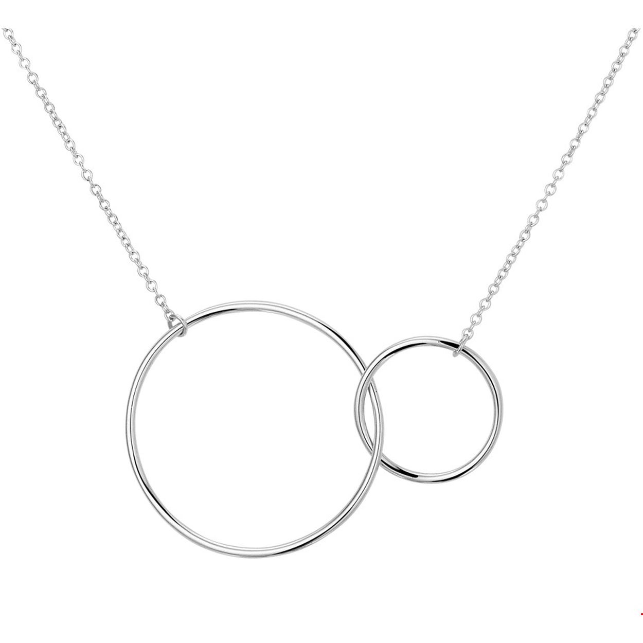 Beschrijving: Trendy gerhodineerd zilveren 1.3mm anker collier met een lengte van 42cm en een extensie van 4cm uitgevoerd met open cirkels. Tip: Combineer dit collier met bijpassende sieraden uit onze collectie en maak een trendy en hippe set!.
Verpakt per: 1
Doelgroep: dames
Kortste lengte: 42 mm
Langste lengte: 46 mm
Hoogte: 30 mm