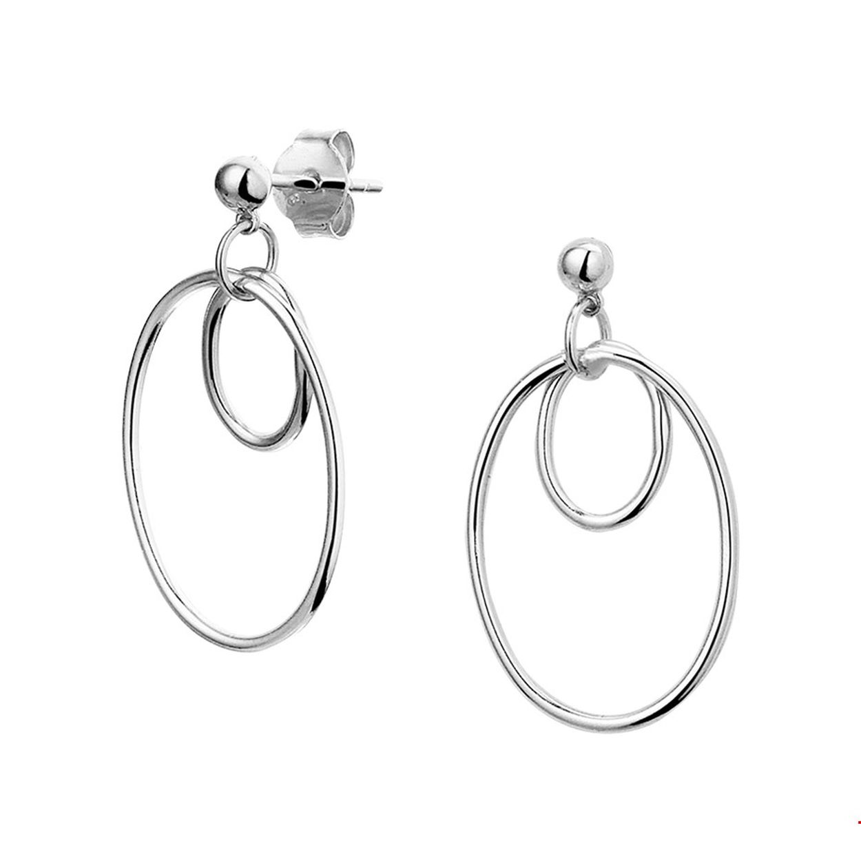 Beschrijving: Trendy gerhodineerd zilveren oorhangers met ovale vormen. De oorhangers hebben een hoogte van 2.6cm en zijn uitgevoerd met 2 losse ovaaltjes. De oorhangers hebben een poli afwerking. Info: Gerhodineerd zilver is door de rhodiumlaag beter bestand tegen verkleuren en krassen.
Verpakt per: 1
Doelgroep: dames
Breedte: 14 mm
Hoogte: 26 mm