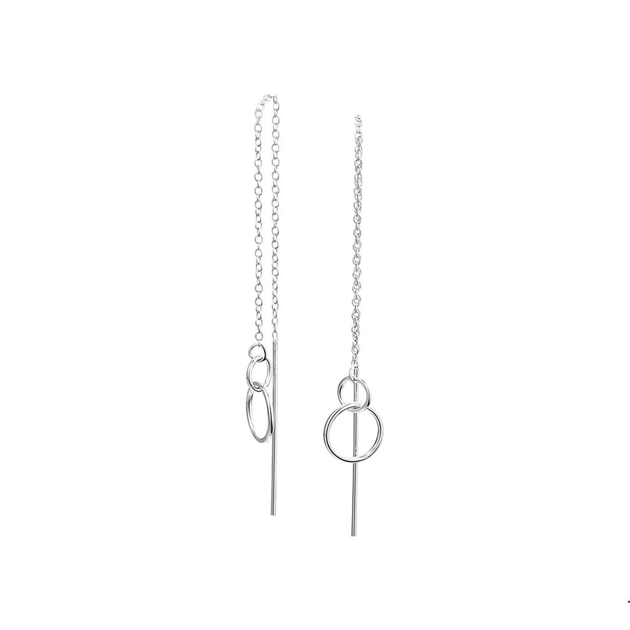 Beschrijving: Trendy gerhodineerd zilveren doortrekoorbellen met een totale lengte van 12.5cm uitgevoerd met twee rondjes van 6 en 10mm. Het schitterende design maken de doortrekoorbellen tot een ware eyecatcher. Tip: Leuk om kado te geven. Zie je ze al stralen!? Info: Gerhodineerd zilver is door de rhodiumlaag beter bestand tegen verkleuren en krassen.
Verpakt per: 1
Doelgroep: dames
Hoogte: 125 mm