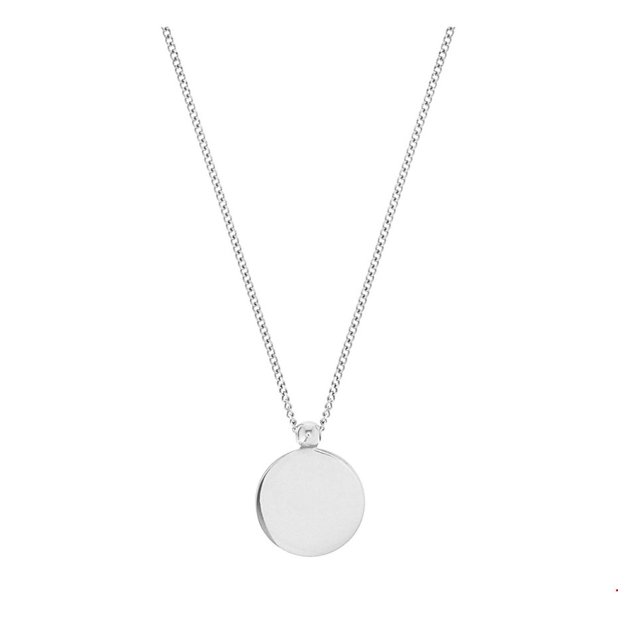 Beschrijving: Zilveren gourmet collier met ronde hanger. Het collier heeft een lengte van 50cm met een extensie van 5cm. De schakelbreedte is 1mm en het zilveren rondje heeft een diameter van 12mm. Door het simplistische model is dit collier met hanger gemakkelijk te combineren met andere sieraden uit onze collectie of uit je eigen stash!.
Uniekenummer serie: 42187

Kortste lengte: 50 mm
Langste lengte: 55 mm
