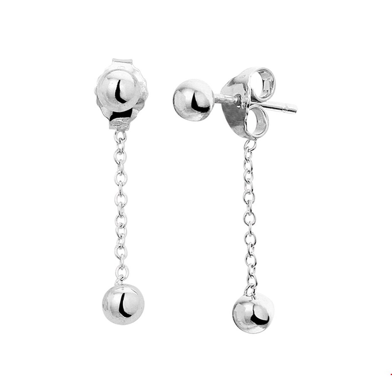 Beschrijving: Trendy gerhodineerd zilveren oorhangers met een totale lengte van 2.5cm uitgevoerd met twee bolletjes van 4mm. Info: Gerhodineerd zilver is door de rhodiumlaag beter bestand tegen verkleuren en krassen.
Verpakt per: 1
Doelgroep: dames
Hoogte: 25 mm