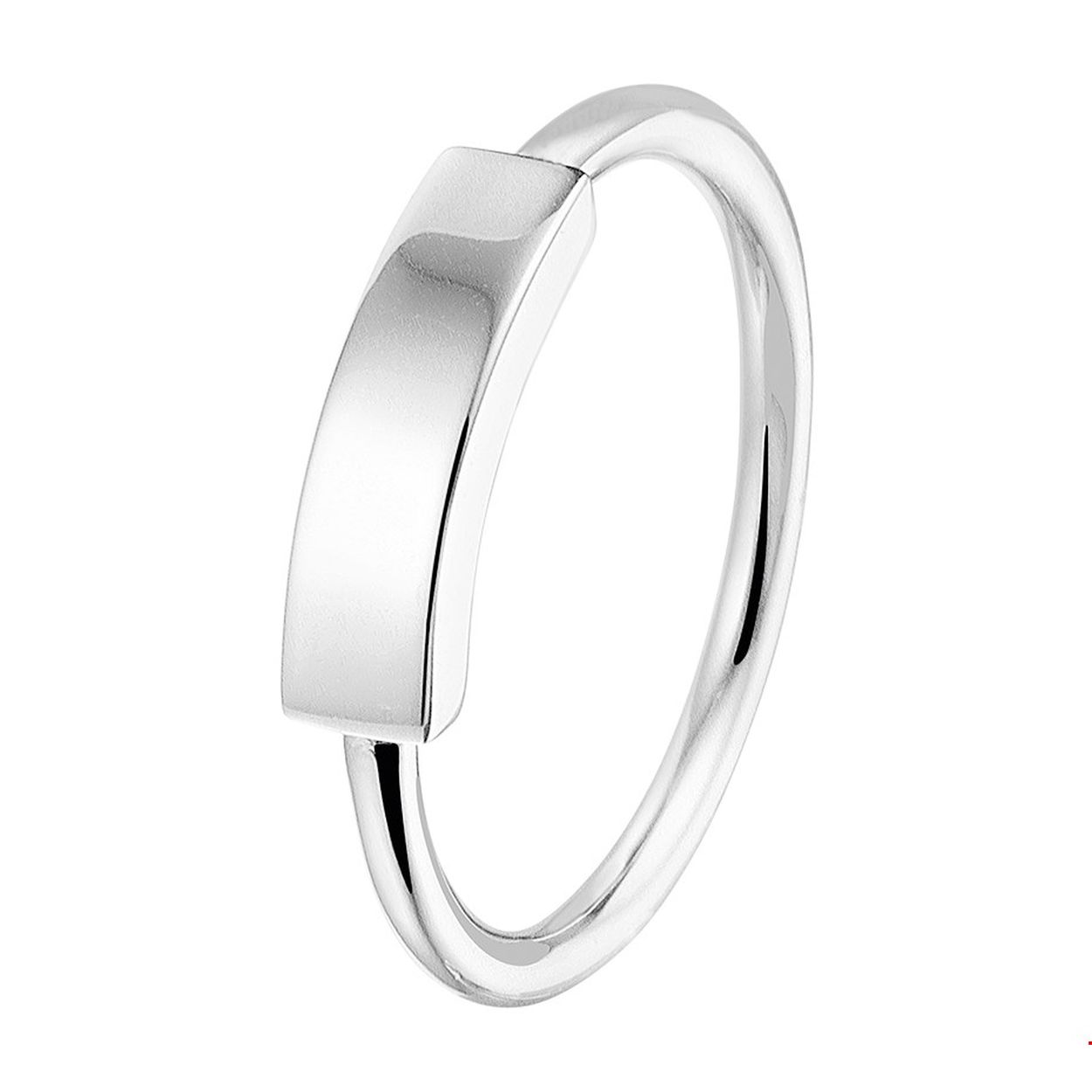 Beschrijving: Trendy gerhodineerd zilveren ring met een poli afgewerkt balkje van 4x13mm. Deze ring  is perfect te combineren met bijpassende sieraden uit onze collectie! Info: Gerhodineerd zilver is door de rhodiumlaag beter bestand tegen verkleuren en krassen.
Uniekenummer serie: 42000
Verpakt per: 1
Doelgroep: dames
Ringmaat: 17.25 mm (54)
Breedte: 4 mm