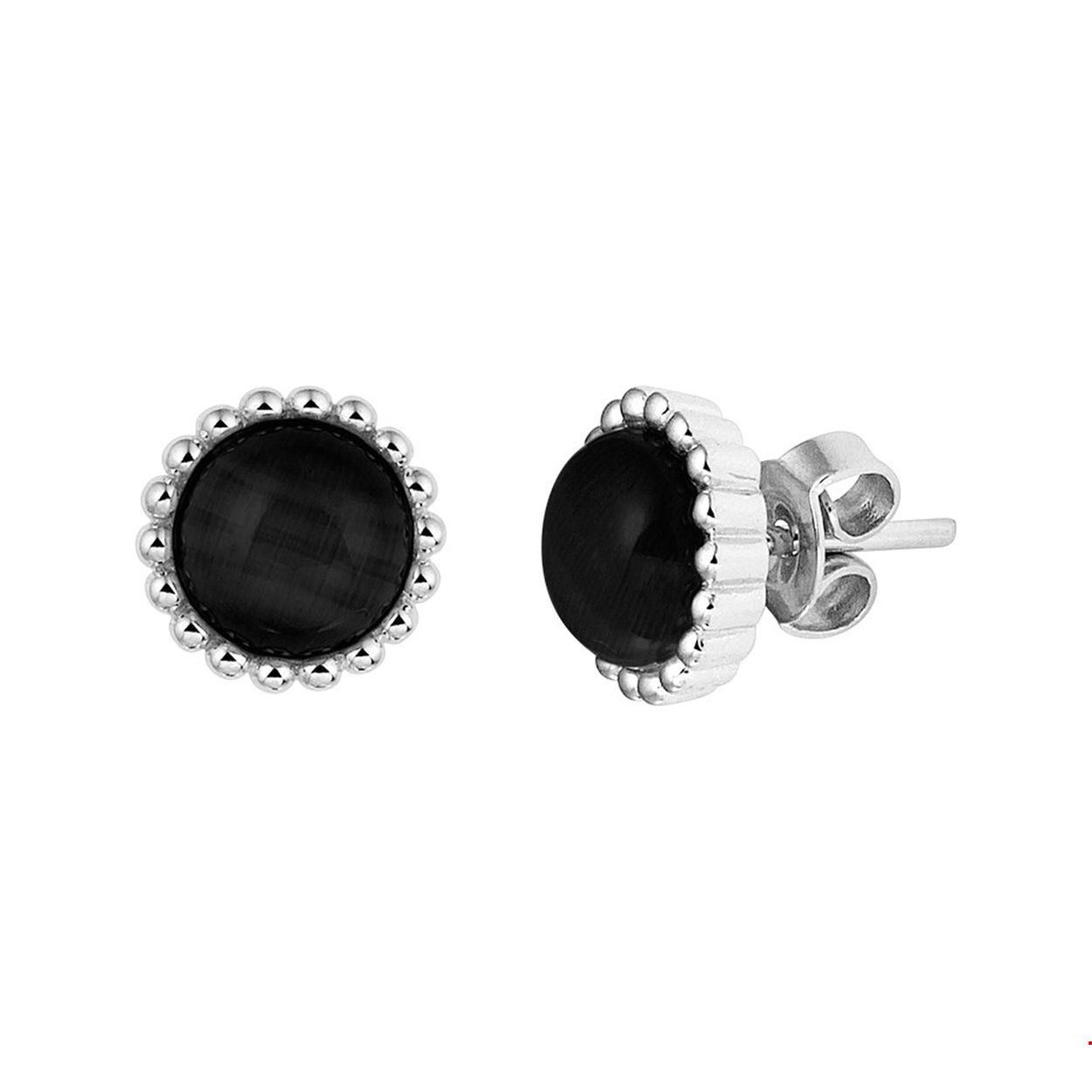 Beschrijving: Trendy gerhodineerd zilveren oorknoppen met een diameter van 9.5mm uitgevoerd met een onyx steen van 7mm en een stevige poussette sluiting. De oorknoppen zijn te combineren met bijpassende sieraden uit onze collectie. Info: Gerhodineerd zilver is door de rhodiumlaag beter bestand tegen verkleuren en krassen.
Verpakt per: 1
Doelgroep: dames