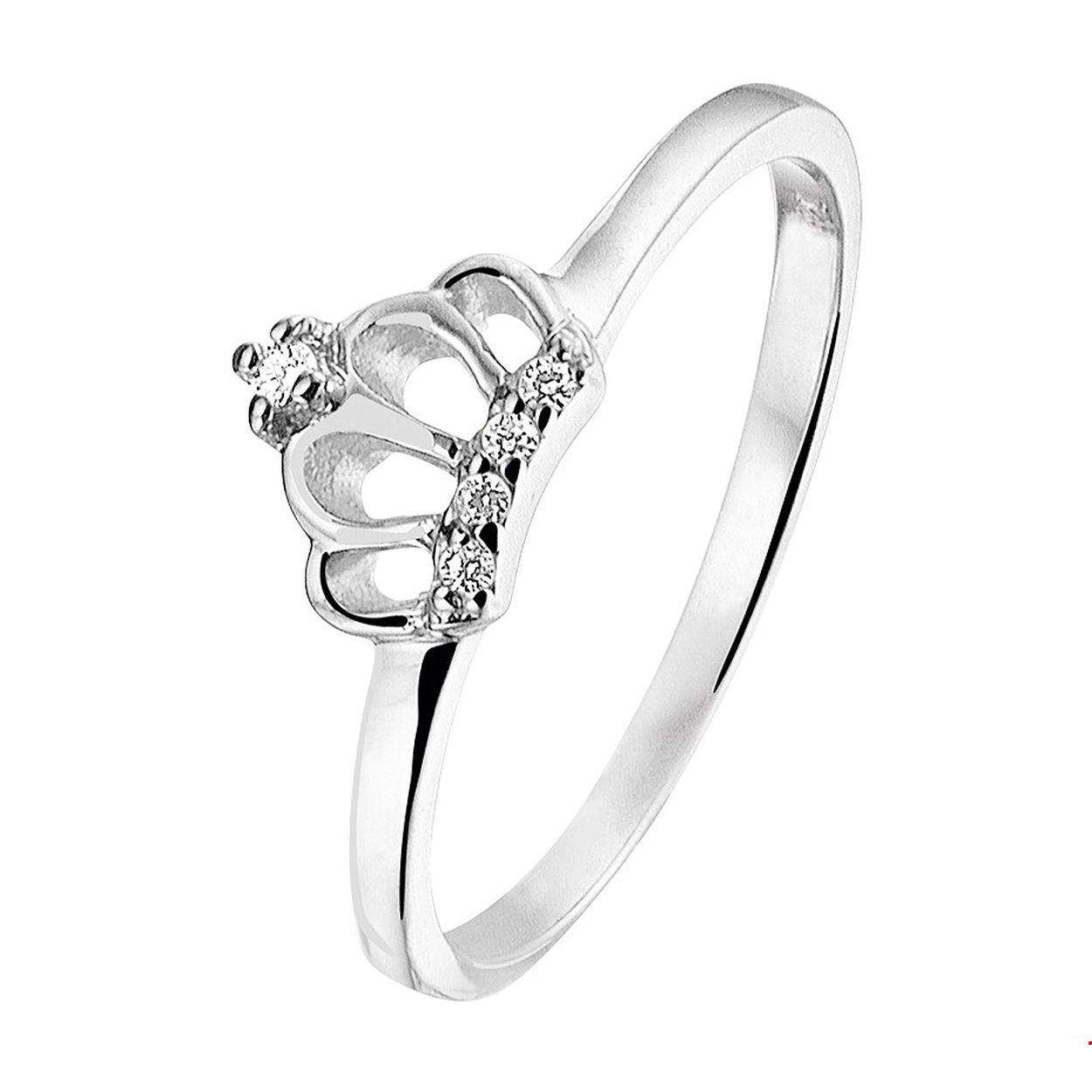 Beschrijving: Schattige gerhodineerd zilveren kroontjes ring met een breedte van 6mm. Uitgevoerd met schitterende zirkonia. Deze ring is perfect te combineren met bijpassende sieraden uit onze collectie. Tip: Leuk om kado te geven! Info: Gerhodineerd zilver is door de rhodiumlaag beter bestand tegen verkleuren en krassen.
Uniekenummer serie: 41899
Verpakt per: 1
Doelgroep: kinderen
Ringmaat: 14.50 mm (46)
Breedte: 6 mm
