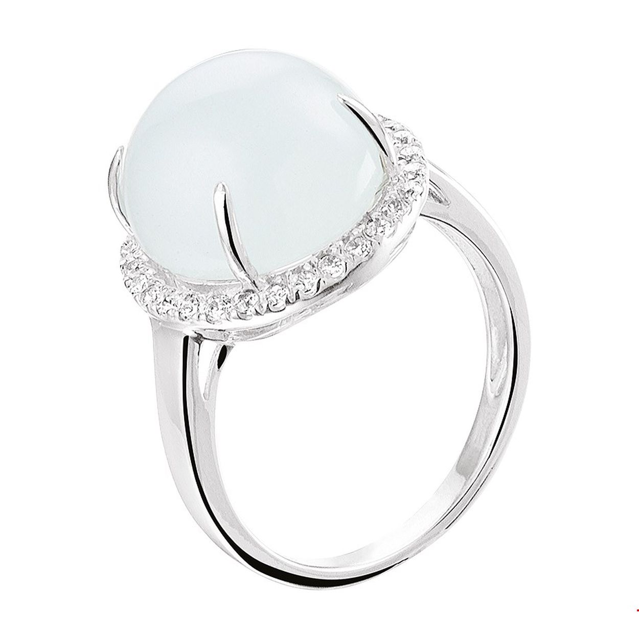 Beschrijving: Chique gerhodineerd zilveren ring uitgevoerd met een aquamarijn steen van 12mm. De combinatie met een rozet van schitterende zirkonia stenen maken deze ring tot een ware eyecatcher. Tip: Leuk om kado te geven! Info: Gerhodineerd zilver is door de rhodiumlaag beter bestand tegen verkleuren en krassen.
Uniekenummer serie: 41836
Verpakt per: 1
Doelgroep: dames
Ringmaat: 17.25 mm (54)