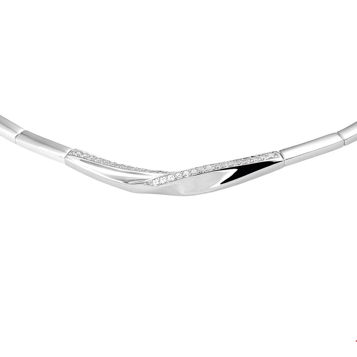 Beschrijving: Gerhodineerd zilveren collier met een draaglengte van 43cm en een extensie van 3cm. Met schitterende details zoals de sprankelende rij van zirkonia stenen en de poli afwerking. Uitgevoerd met een stevig karabijn slot. Tip: Combineer dit collier met bijpassende sieraden uit onze collectie.
Verpakt per: 1
Doelgroep: dames
Breedte: 6.5 mm
Kortste lengte: 43 mm
Langste lengte: 46 mm
Zetting: entourage (rijzetting)