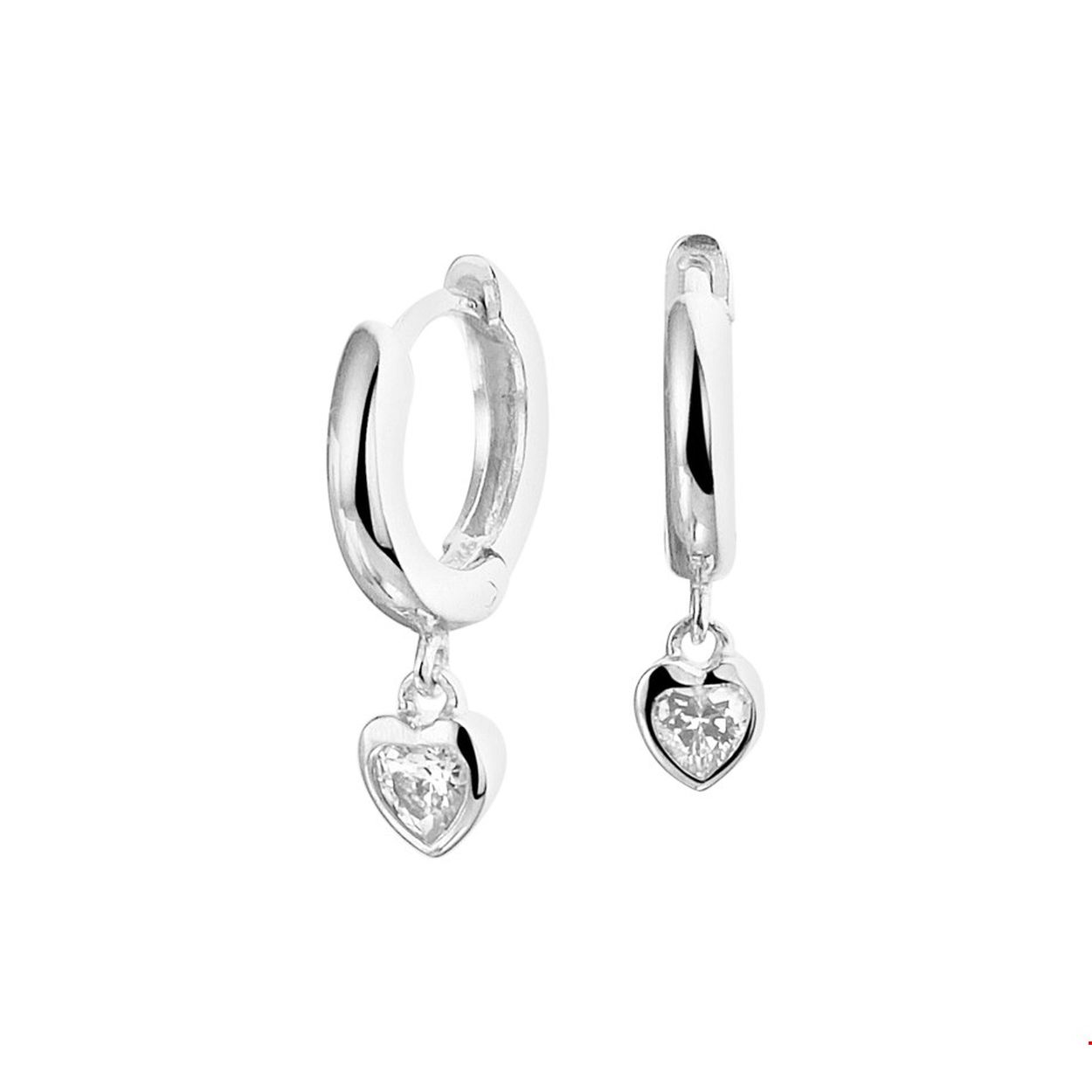 Gerhodineerd zilveren klapcreolen met een hartje en een schitterende zirkonia. De klapcreolen hebben een diameter van 10.5mm en een breedte van 2mm. 
Tip: Deze klapcreolen zijn doordat ze gemakkelijk zijn te combineren perfect om kado te geven!
Doelgroep: meisjes
Breedte: 2 mm
Hoogte: 16 mm
Zetting: solitaire (kastzetting)
