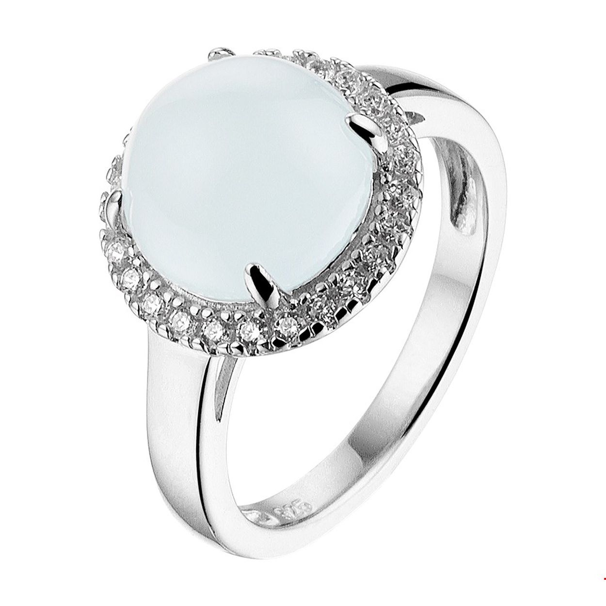 Aquamarijn met Zirconia