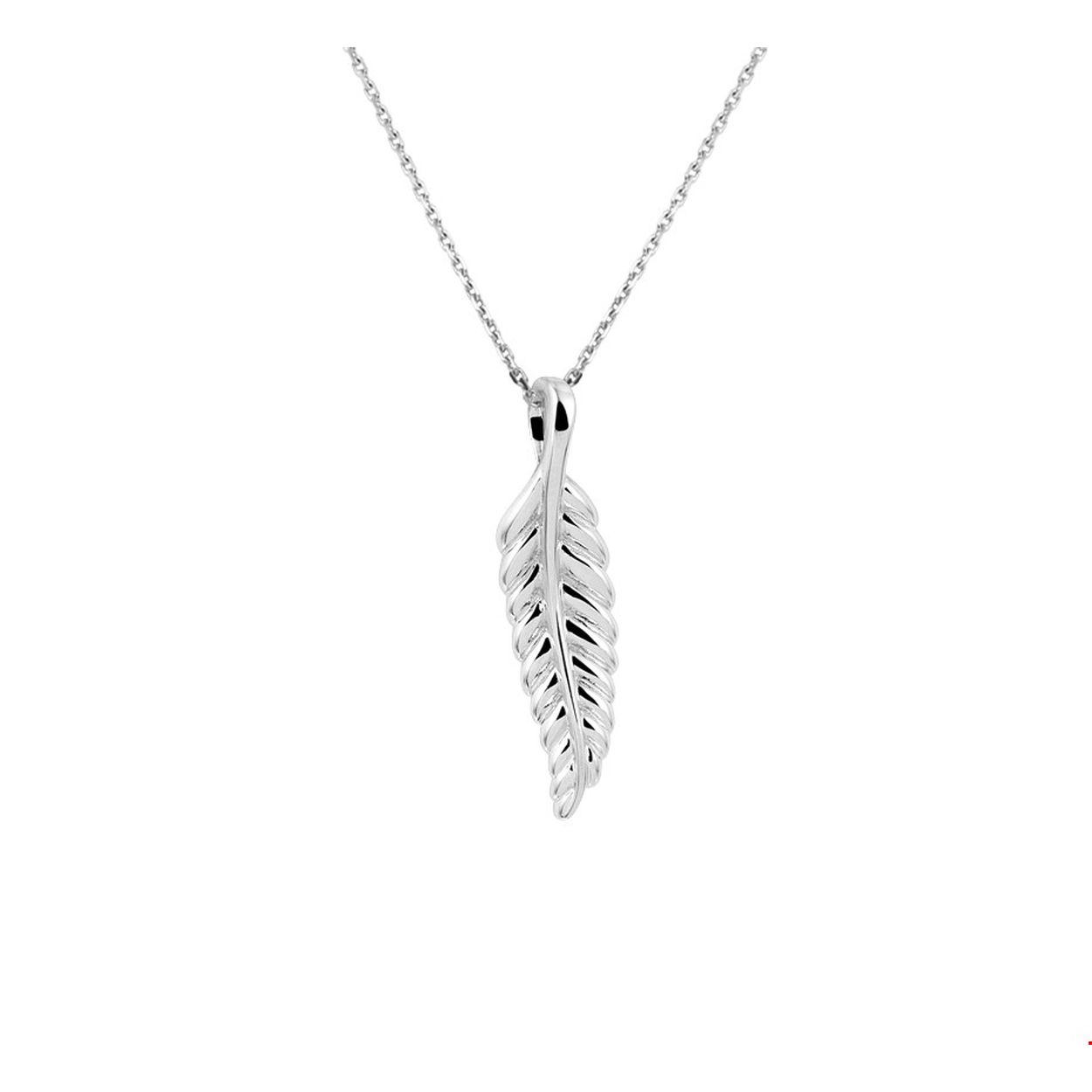 Beschrijving: Trendy gerhodineerd zilveren collier met een hanger in de vorm van een veer met een afmeting van 32.5x8.5mm. Met een draaglengte van 41cm en een extensie van 4cm. Het collier is uitgevoerd met een stevig karabijn slot en helemaal hot en hip. Een ware musthave voor een ieder die leeft in het hier en nu. Leuk om te combineren met onze andere veer sieraden. Tip: Leuk om kado te geven!
Verpakt per: 1
Doelgroep: dames
Breedte: 8.5 mm
Kortste lengte: 41 mm
Langste lengte: 45 mm
Hoogte: 32.5 mm