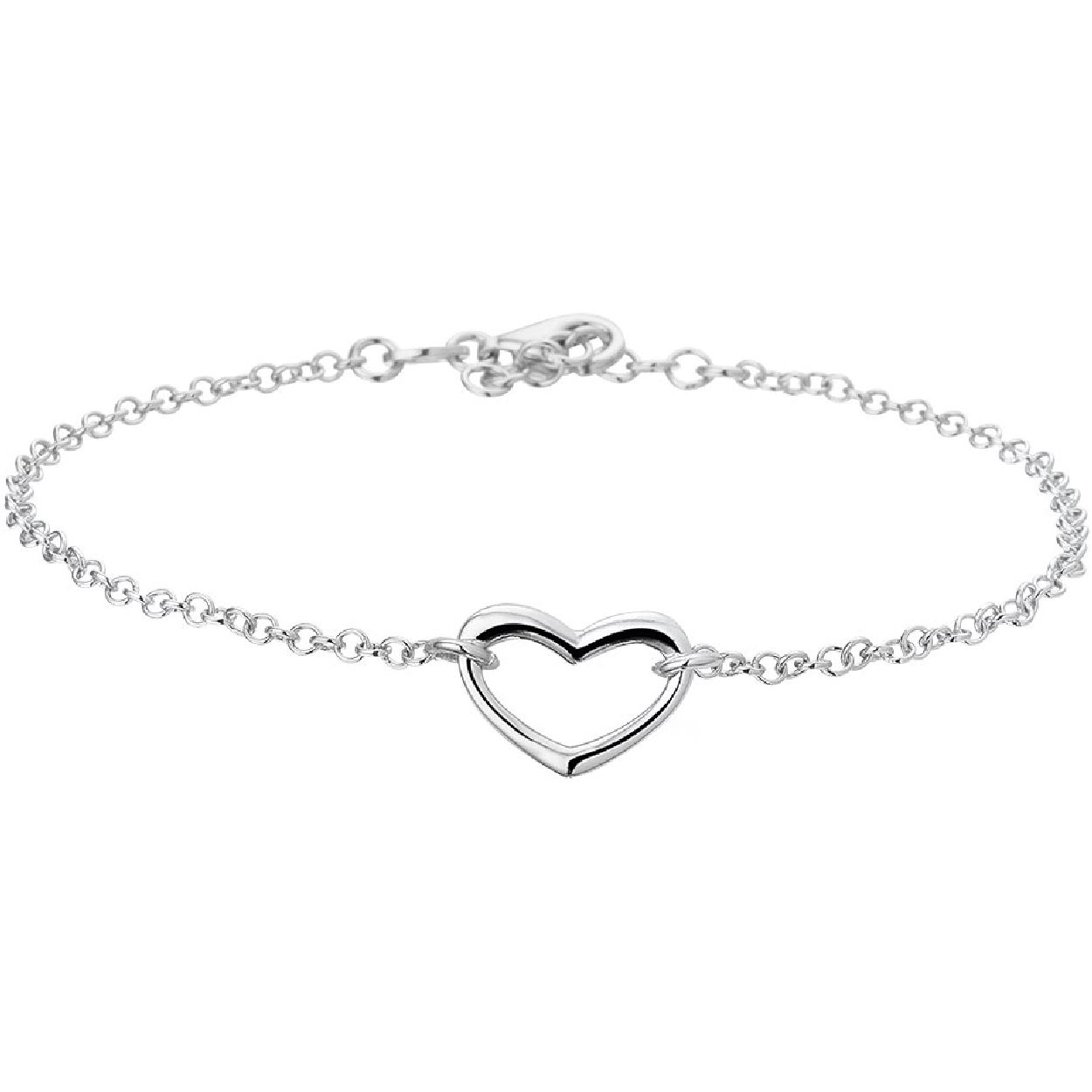Dit enkelbandje is gemaakt van gerhodineerd zilver en ze zijn zilverkleurig. Het is een sieraad voor dames.