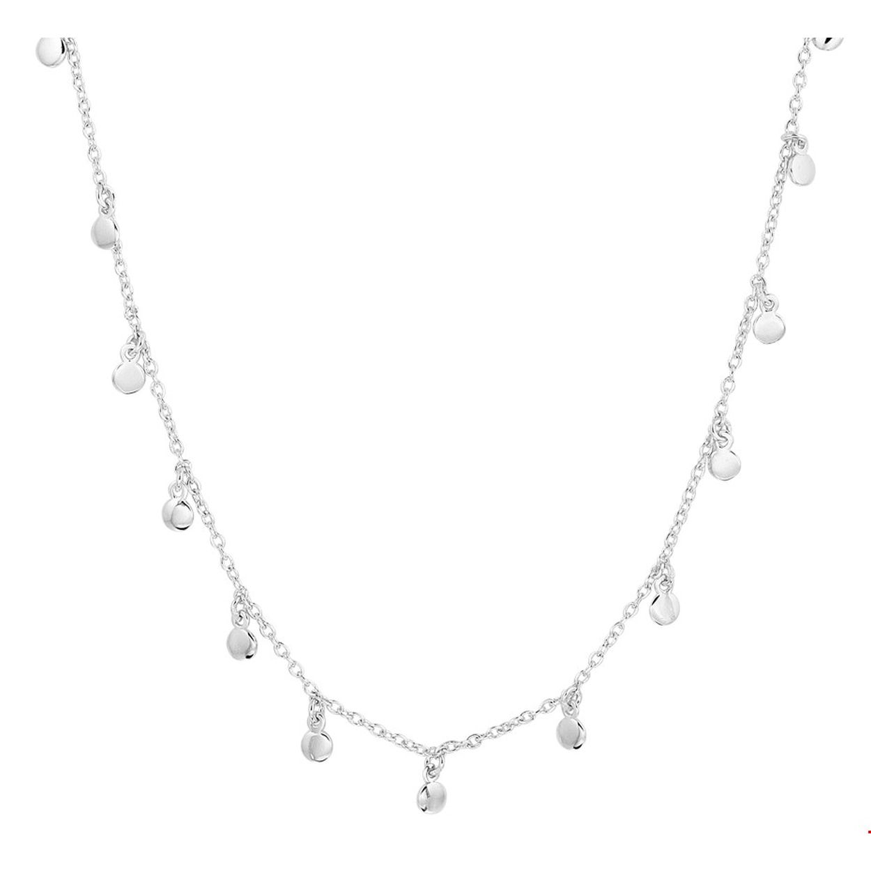 Beschrijving: Fijn gerhodineerd zilveren collier met een draaglengte van 41cm en een extensie van 4cm. Het collier is uitgevoerd met 15 rondjes van 3mm met een poli afwerking. Tip: Combineer dit collier met bijpassende sieraden uit onze collectie. Info: Gerhodineerd zilver is door de rhodiumlaag beter bestand tegen verkleuren en krassen!
Verpakt per: 1
Doelgroep: dames
Kortste lengte: 41 mm
Langste lengte: 45 mm