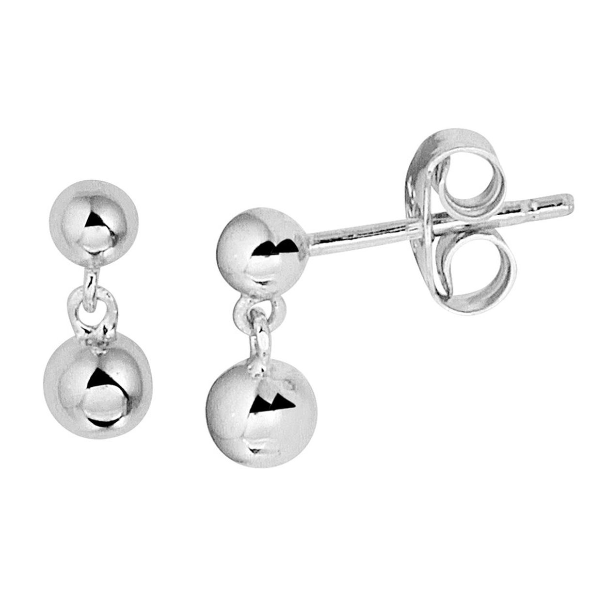 Beschrijving: Gerhodineerd zilveren bolletjes oorhangers uitgevoerd met 2 bolletjes van 3 en 3.5mm. Tip: Combineer deze oorhangers met andere bijpassende bolletjes sieraden voor een unieke look. Info: Gerhodineerd zilver is door de rhodiumlaag beter bestand tegen verkleuren en krassen.
Doelgroep: dames
Hoogte: 8 mm